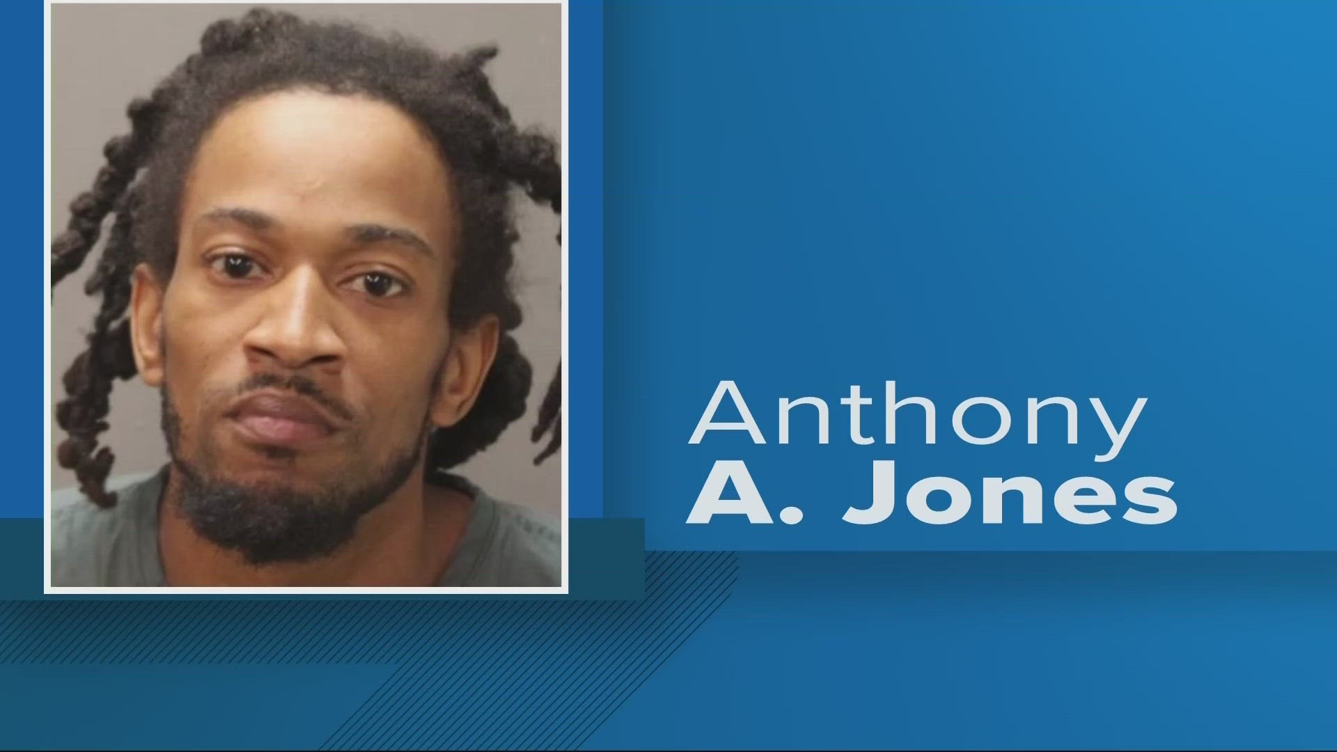 Anthony A. Jones, 34, was arrested by U.S. Marshals Tuesday.