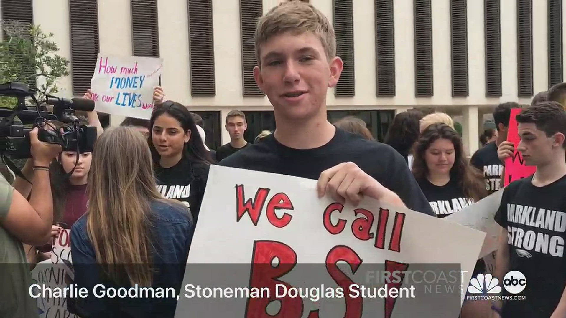 Charlie Goodman is a Stoneman Douglas student who says he wants change.