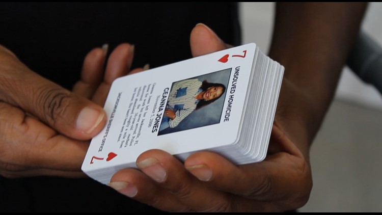 Deck of cards features faces of Florida's unsolved murders