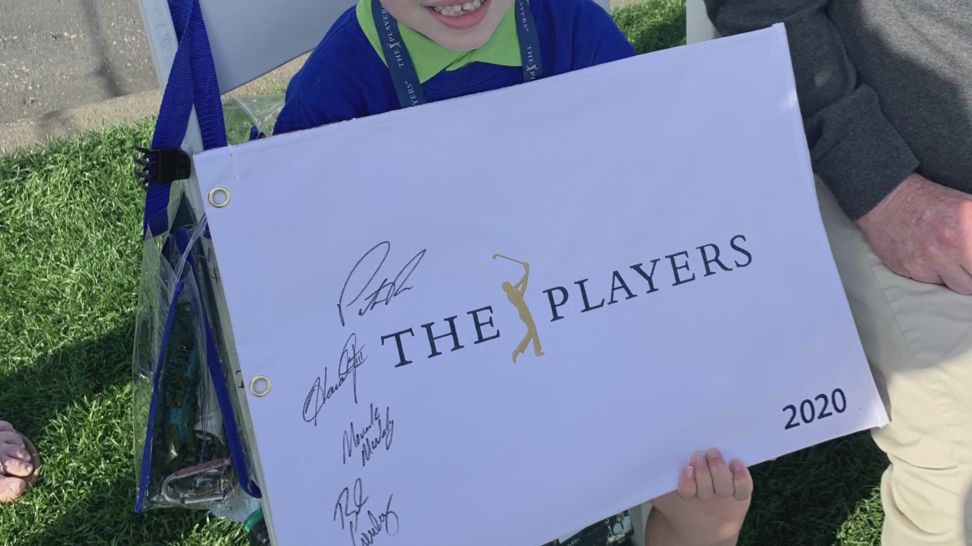 Two childhood cancer survivors were treated to a day at The Players through Dreams Come True.