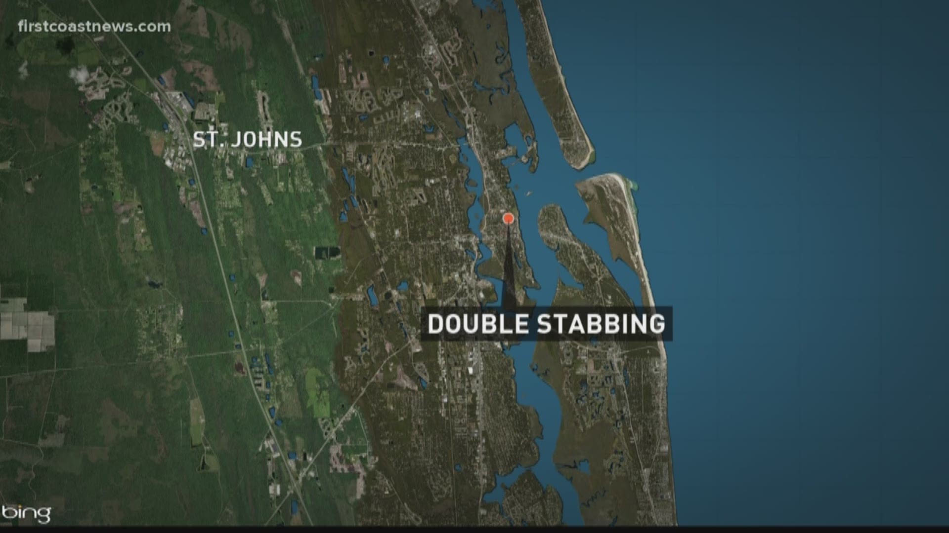 Police say two people were stabbed overnight in St. Augustine.