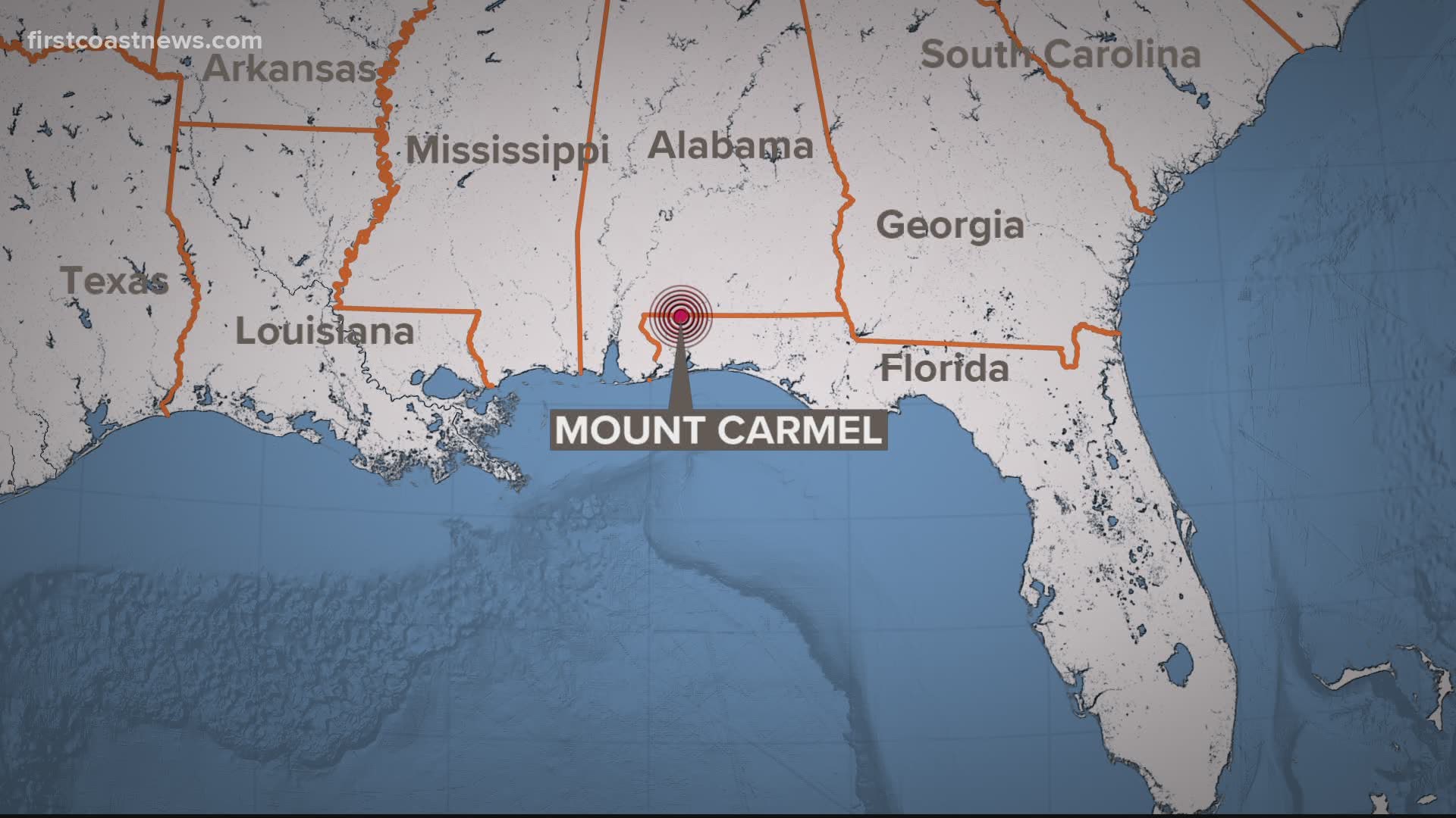 The USGS says the earthquake was centered 3 km northwest of Mount Carmel at a depth of 10 km. It happened at 11:07 a.m. Eastern Daylight Time.