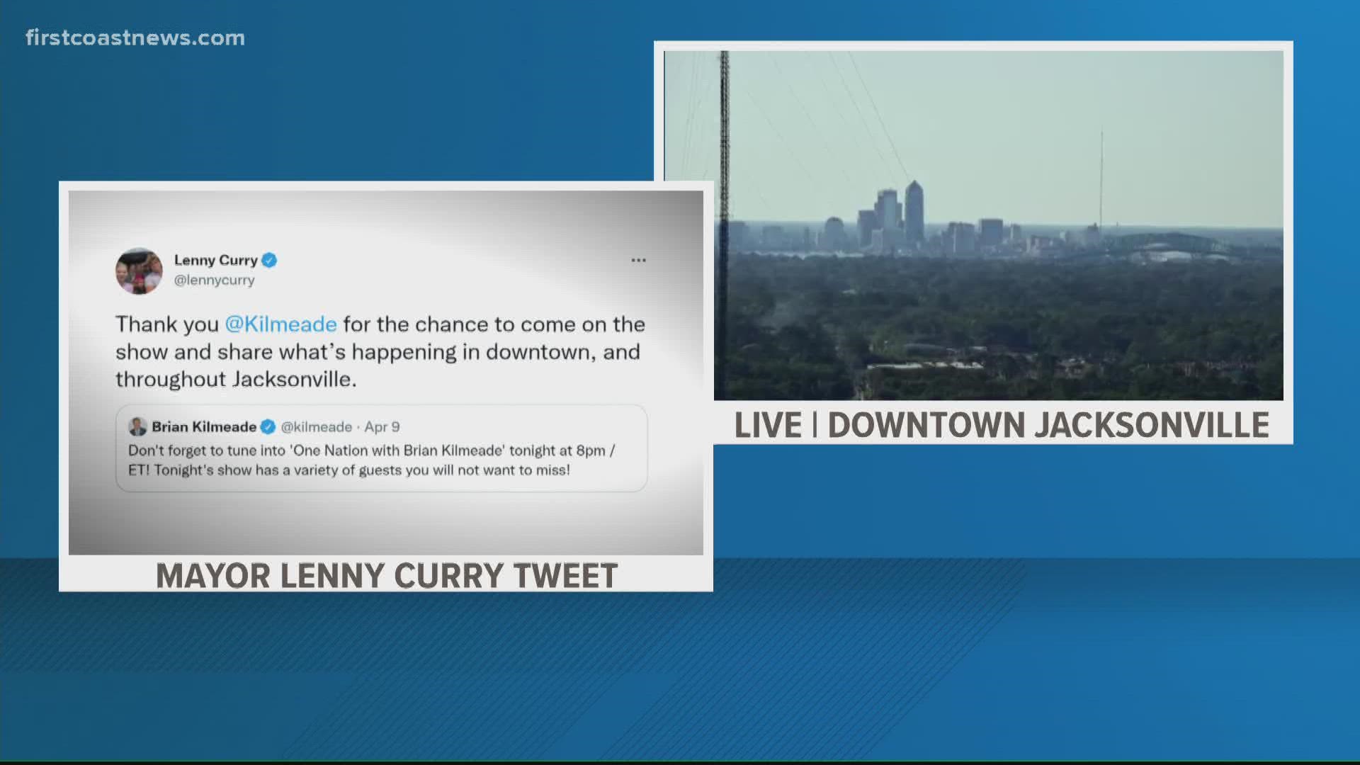 Curry shared more about what is happening in the Jacksonville area on the show
