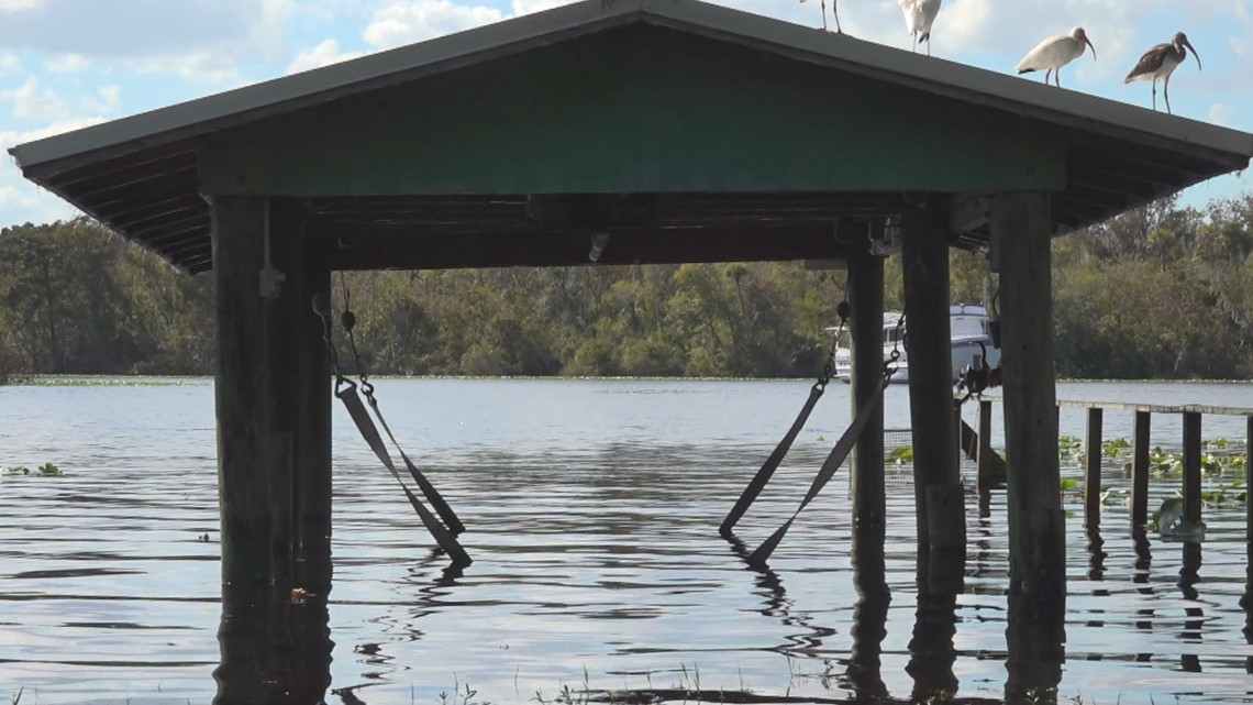 Water levels still high along Dunns Creek in Putnam County