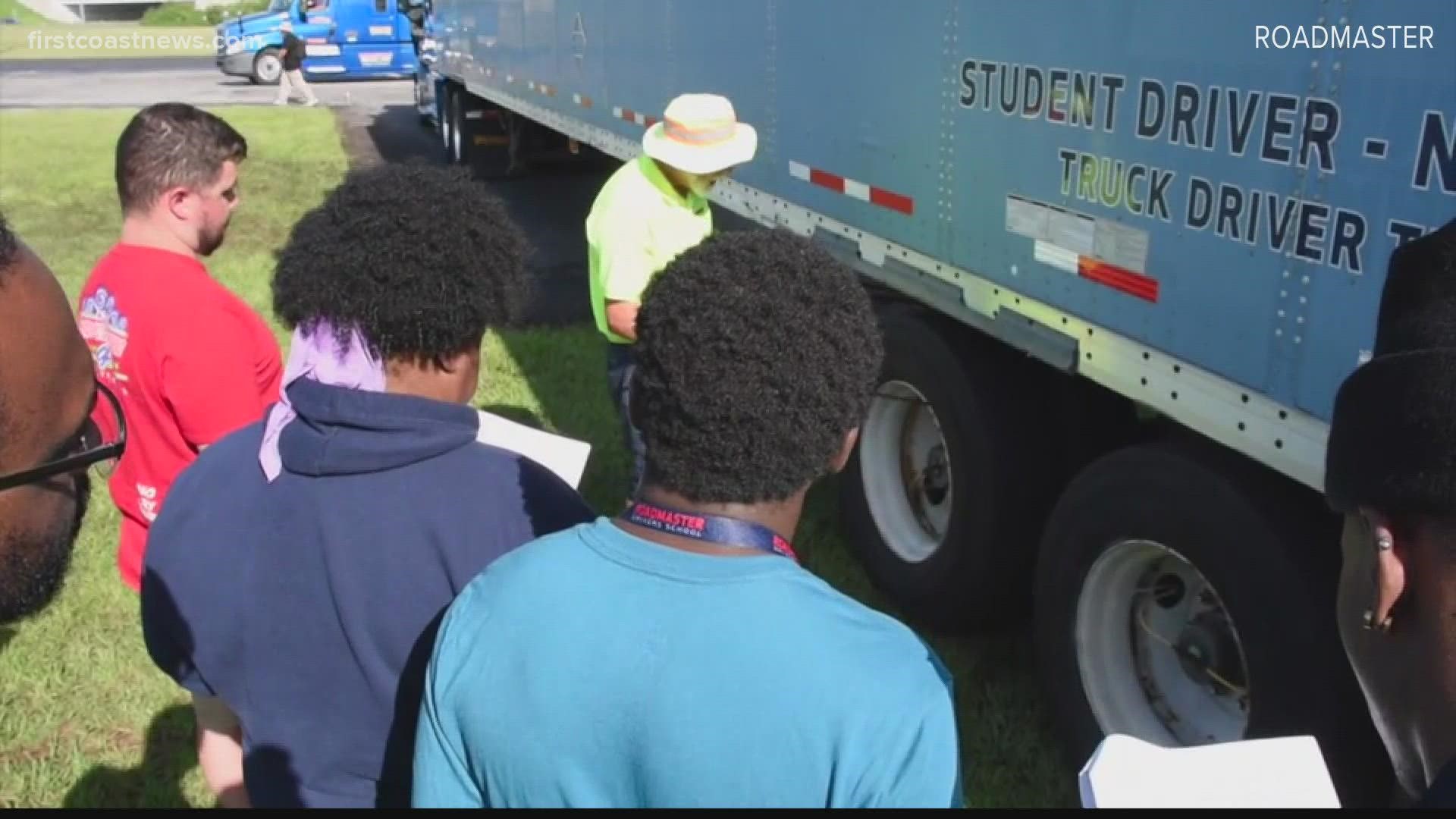 Millions of dollars are now going to Florida State College at Jacksonville so they can enroll 60 percent more students in their truck driving program.