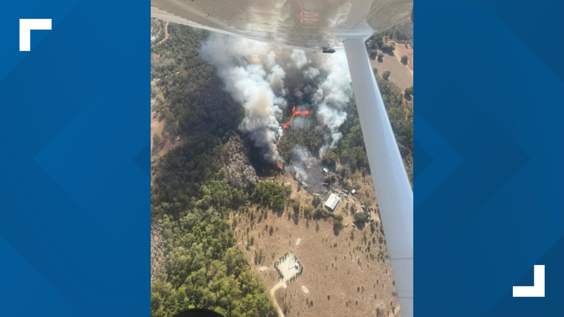 'Erratic fire behavior': 30-acre Putnam County wildfire now 90% ...