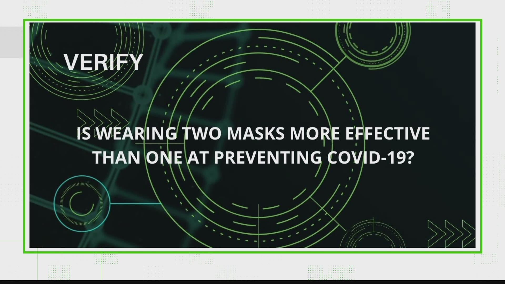 Many were quick to jump on board to wear a mask at the beginning of the pandemic, but two masks is too much for some.