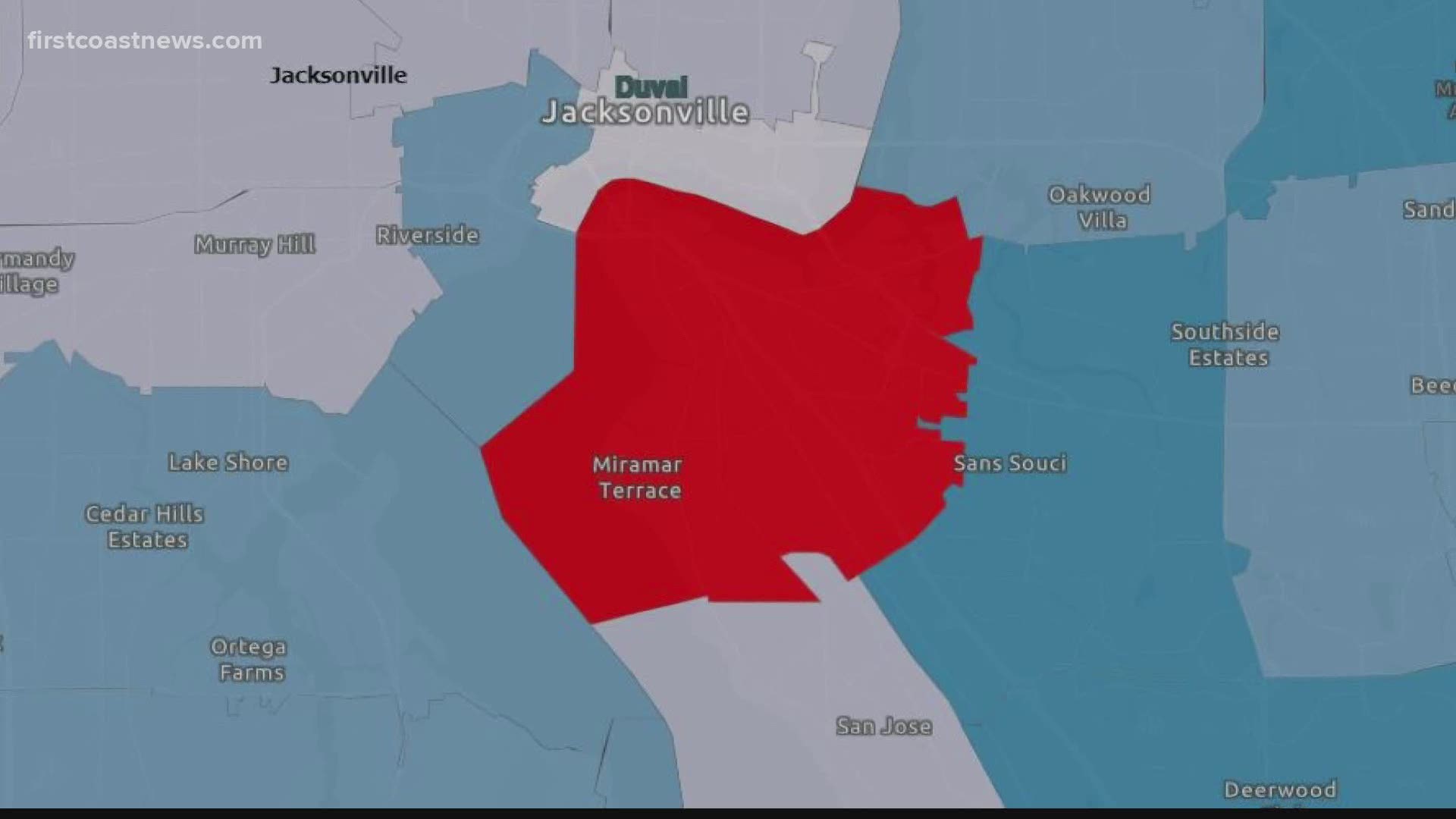 ne fl zip code map