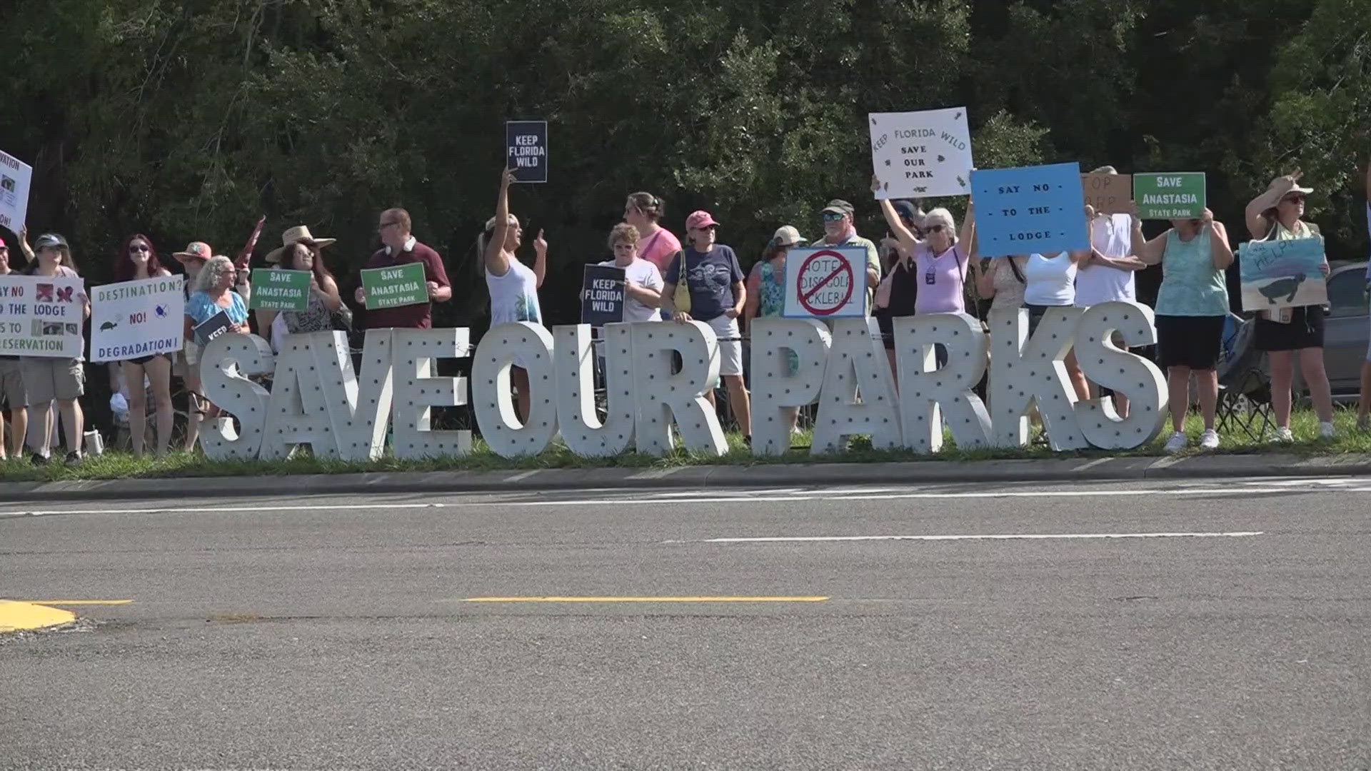 Gov. DeSantis and the Florida Department of Environmental Protection proposed the building of hotels, pickleball courts and disc golf courses at nine state parks.