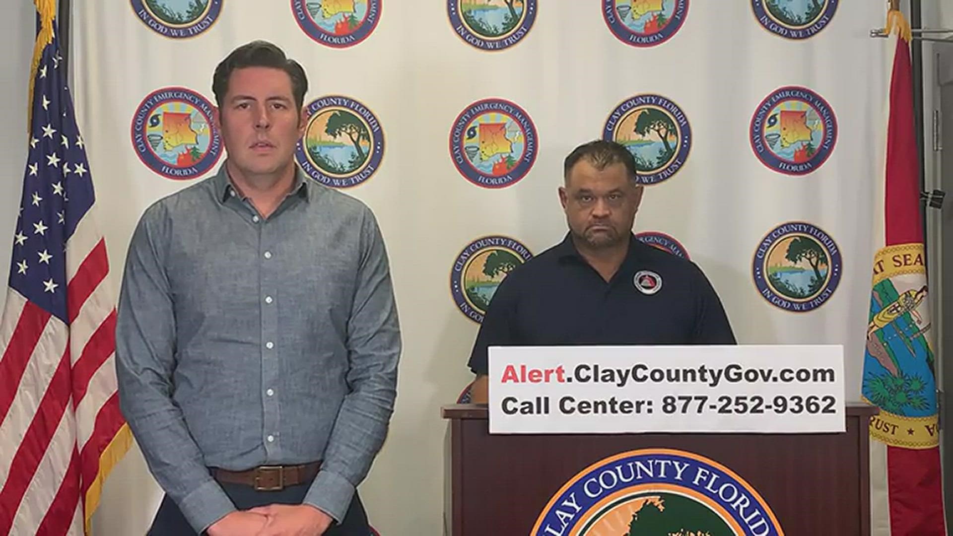 Deputy Director Mike Ladd gives residents the latest information on what Clay County can expect as we experience rising water levels along the St. John’s River.