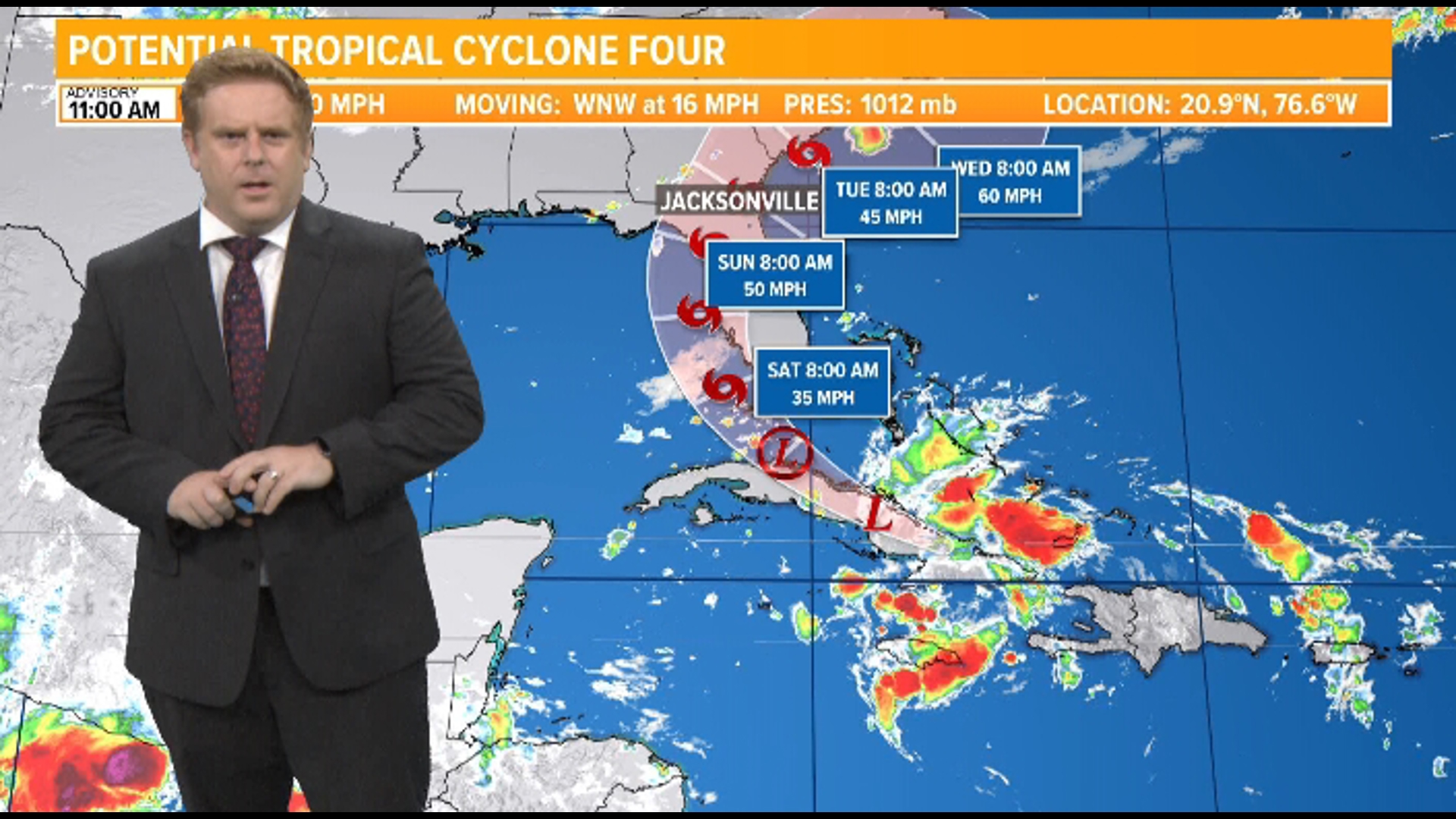 A look at now potential tropical cyclone 4