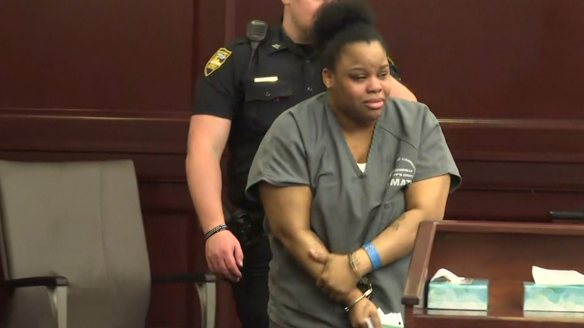 Jonte Harris, 31, was sentenced to mandatory life in prison on multiple charges, while Zykerria's mother, Michelle Cannimore, 31, was given 30 years on one charge.