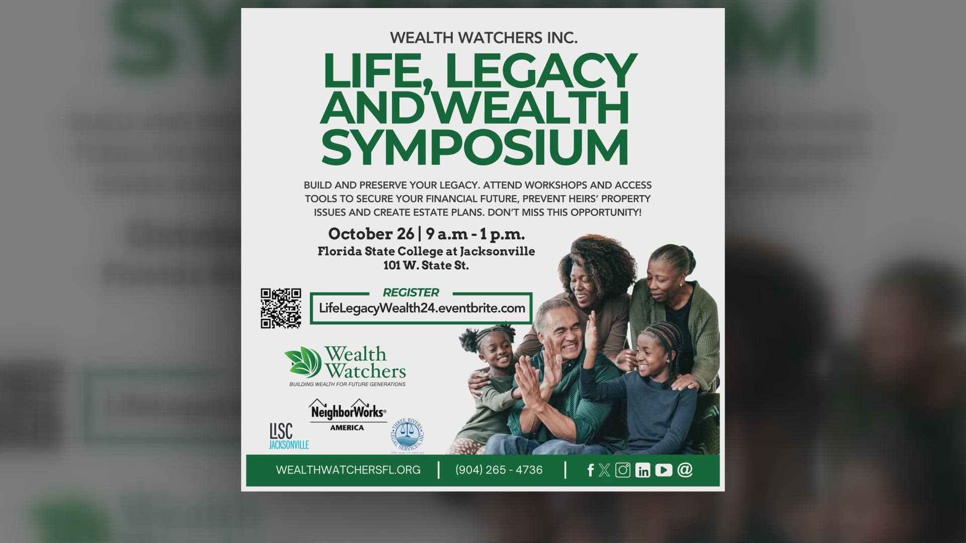 The symposium will help participants be better prepared to achieve long-term financial health, protect their homes and secure their family’s future wealth.