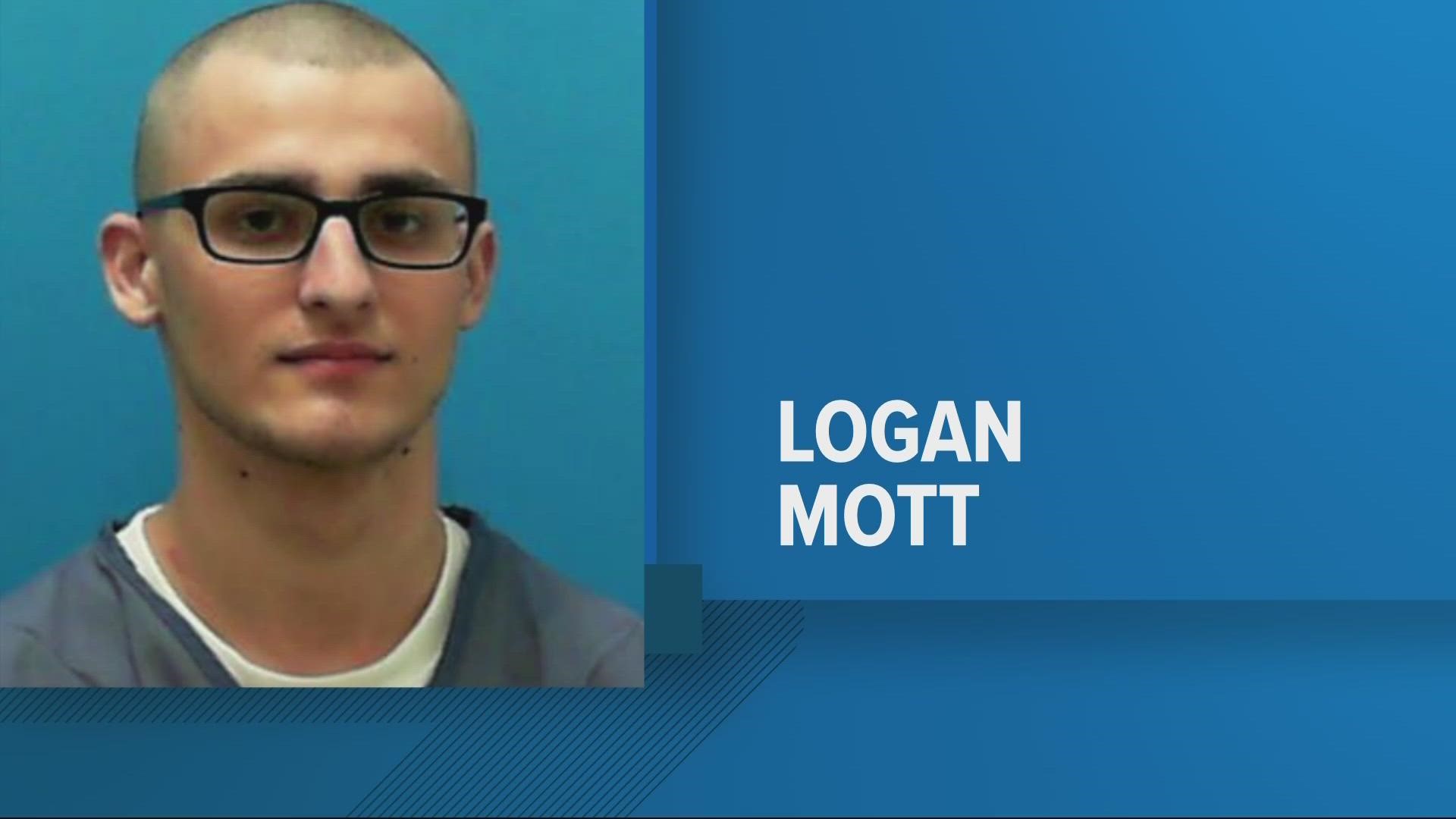 Logan Mott faces additional years in prison for violating the terms of his sentence in making alcohol in his cell.