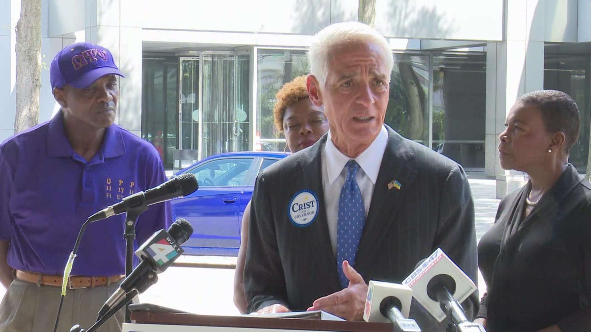 Crist explained his plan to handle the property insurance crisis if elected.