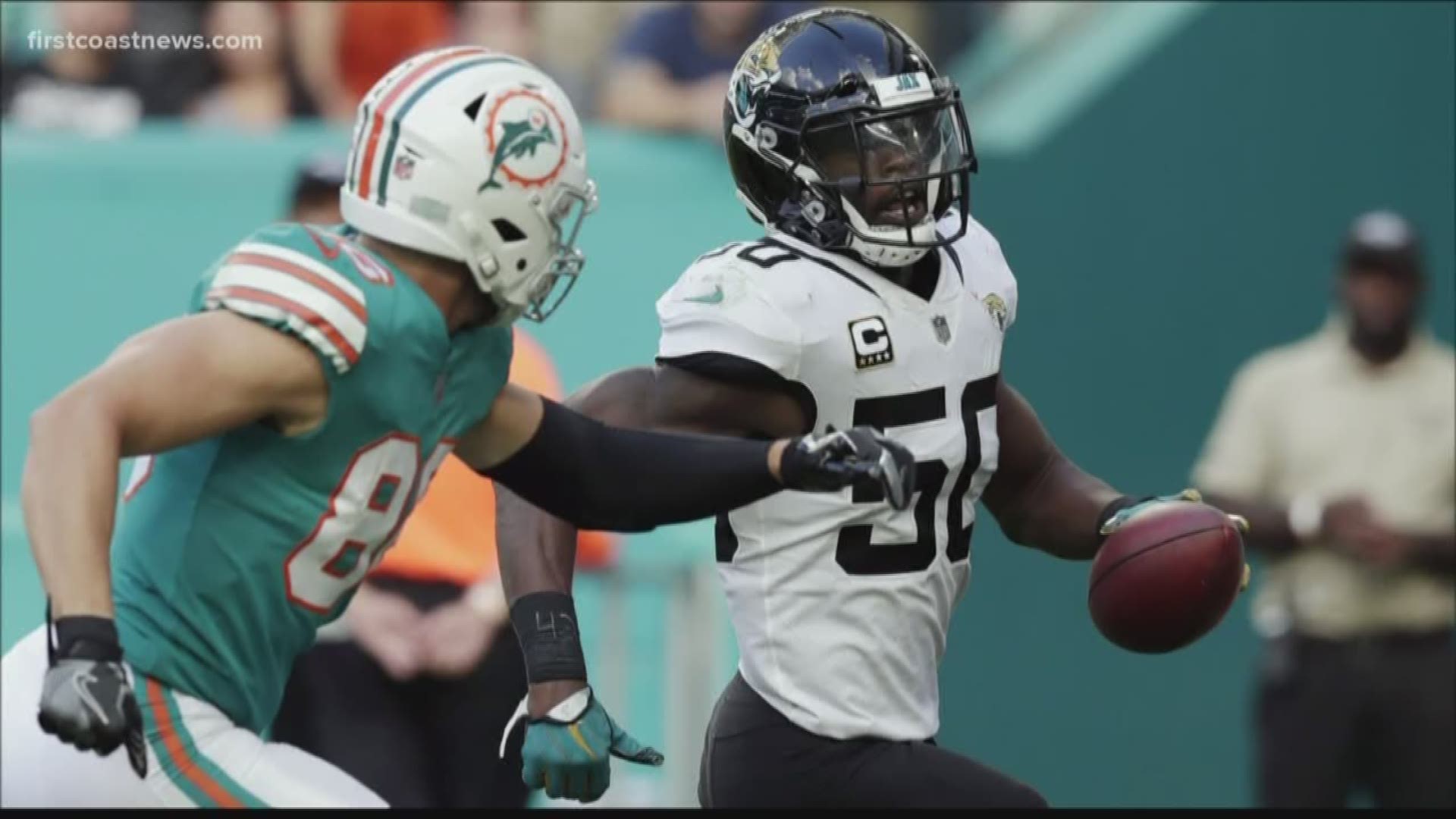 The Jacksonville Sheriff's Office confirmed police were called to the home of former Jaguars player Telvin Smith.