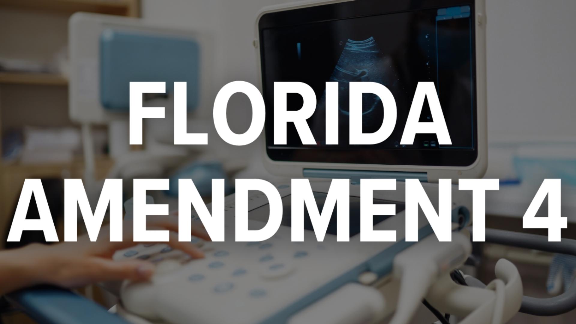 The text of Amendment 4 states that no law shall prohibit, penalize, delay or restrict abortion before viability or when necessary to protect the patient's health,