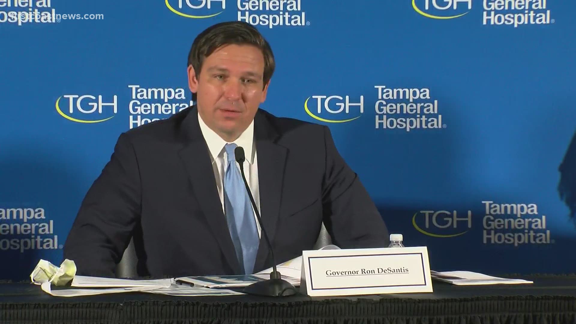 Across the state, he says that health supplies are in good shape with over 6,000 ventilators sitting at the ready and only 400 currently in use.