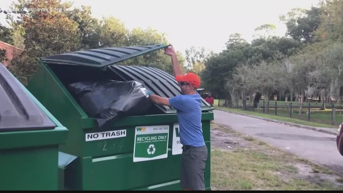 Town hall on Jacksonville curbside recycling Monday