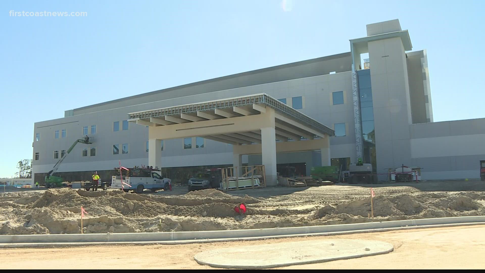 Apparently with a population boom, there comes a hospital boom. That's what's happening in St. Johns County.