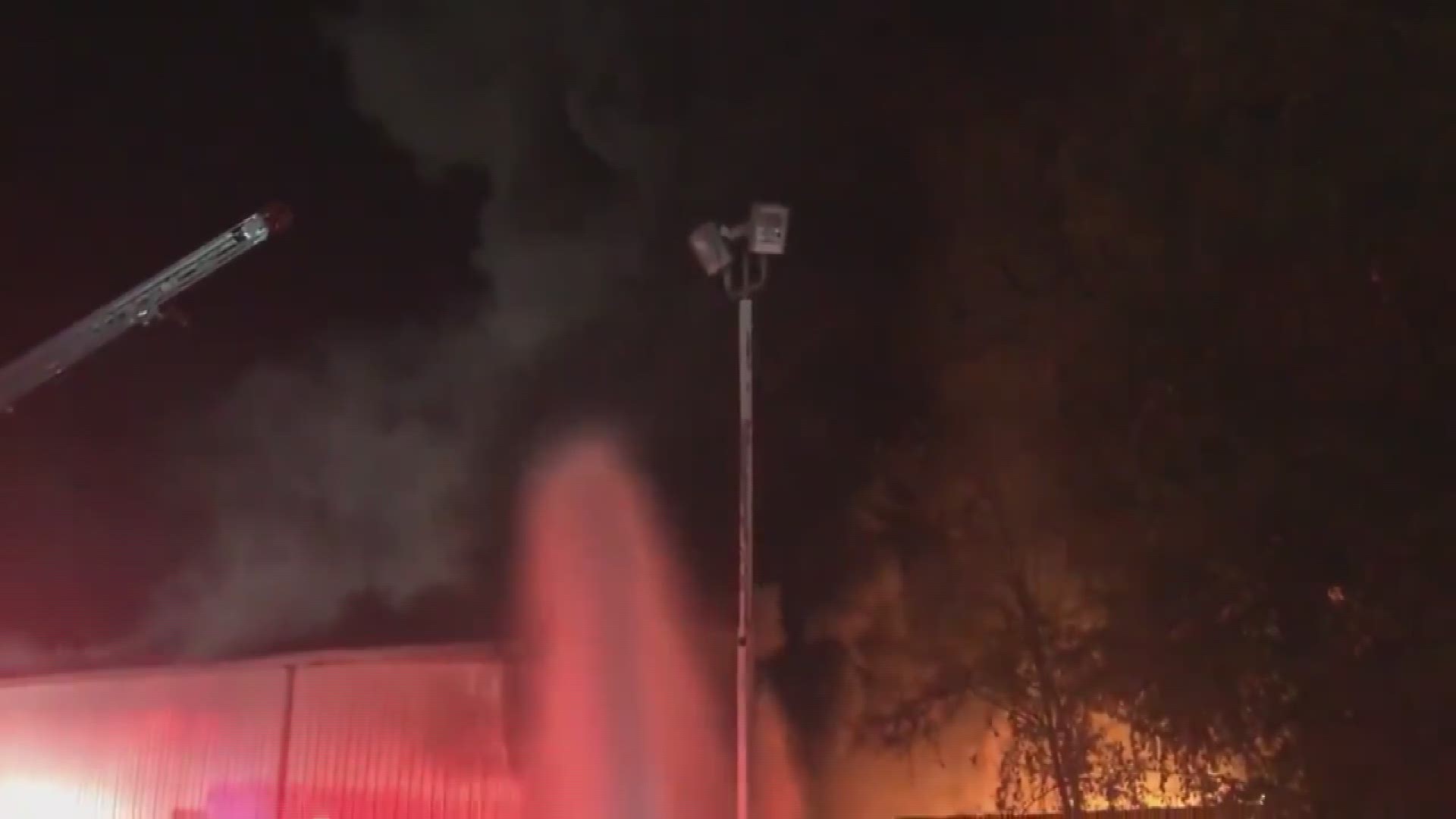 Firefighters responded to a furniture store that caught fire on the Southside Monday night.