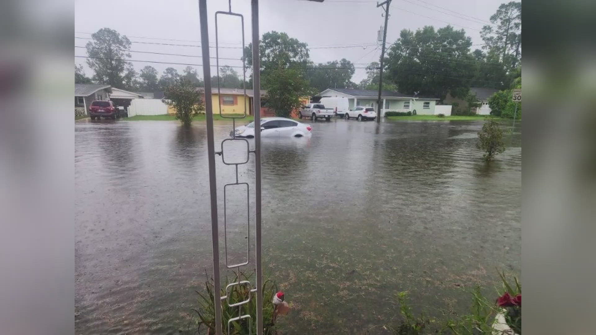 Neighbors in the Englewood area were experiencing flooding all day Wednesday.