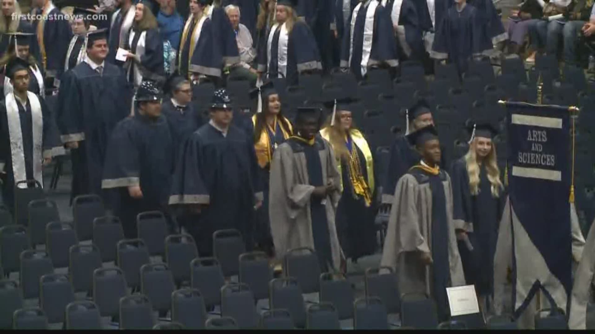 Congratulations to all of the graduates who walked Friday at UNF's commencement ceremony.