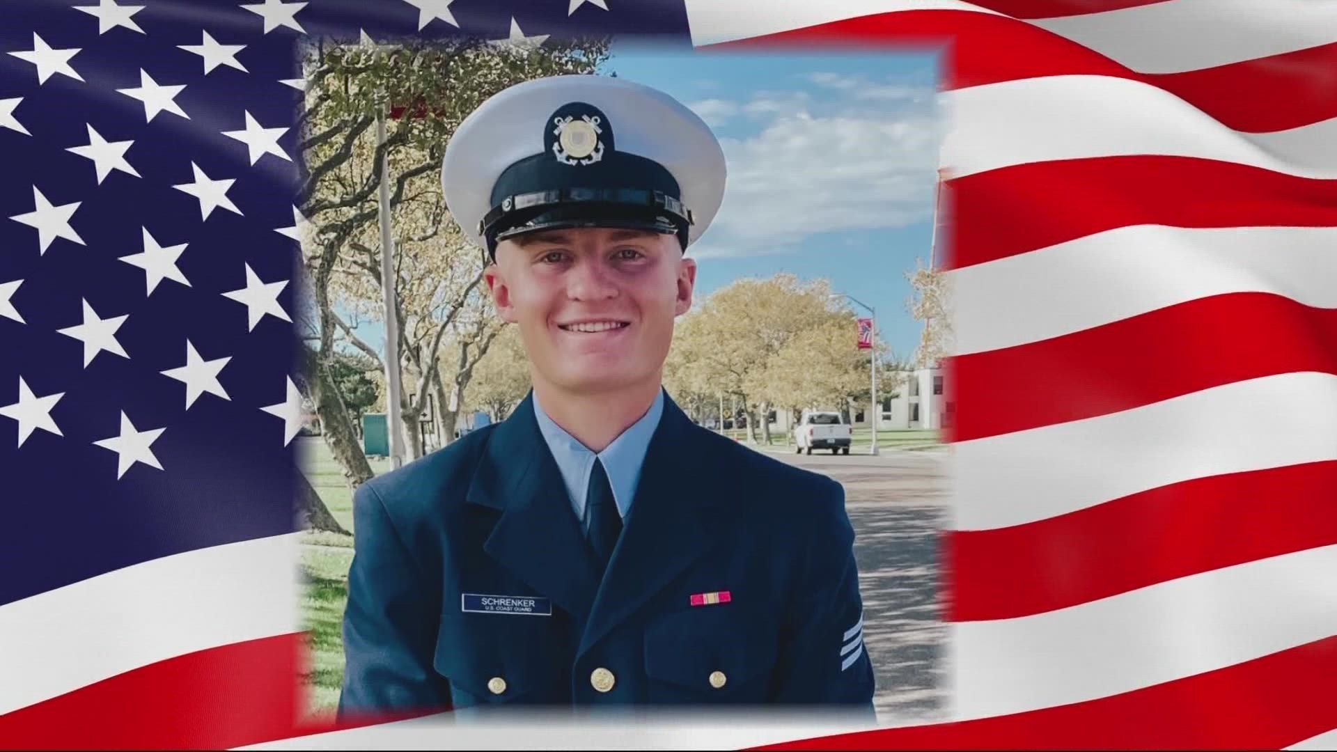 Noah Schrenker graduated from Creekside High School this year and decided to join the United States Coast Guard.