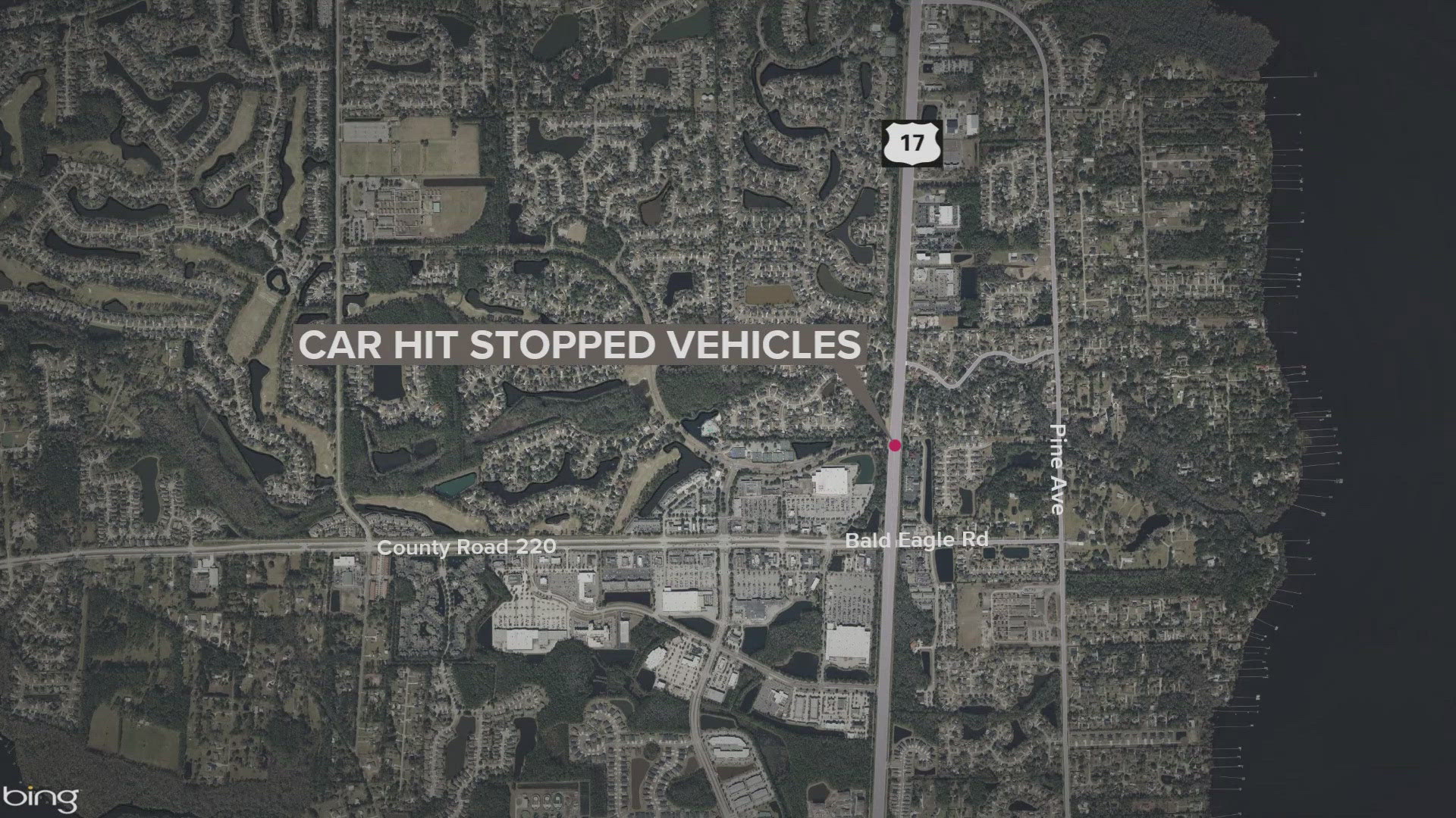 Officials said the crash occurred after a Kia Soul struck the motorcyclist and another vehicle while they were stopped at an intersection.