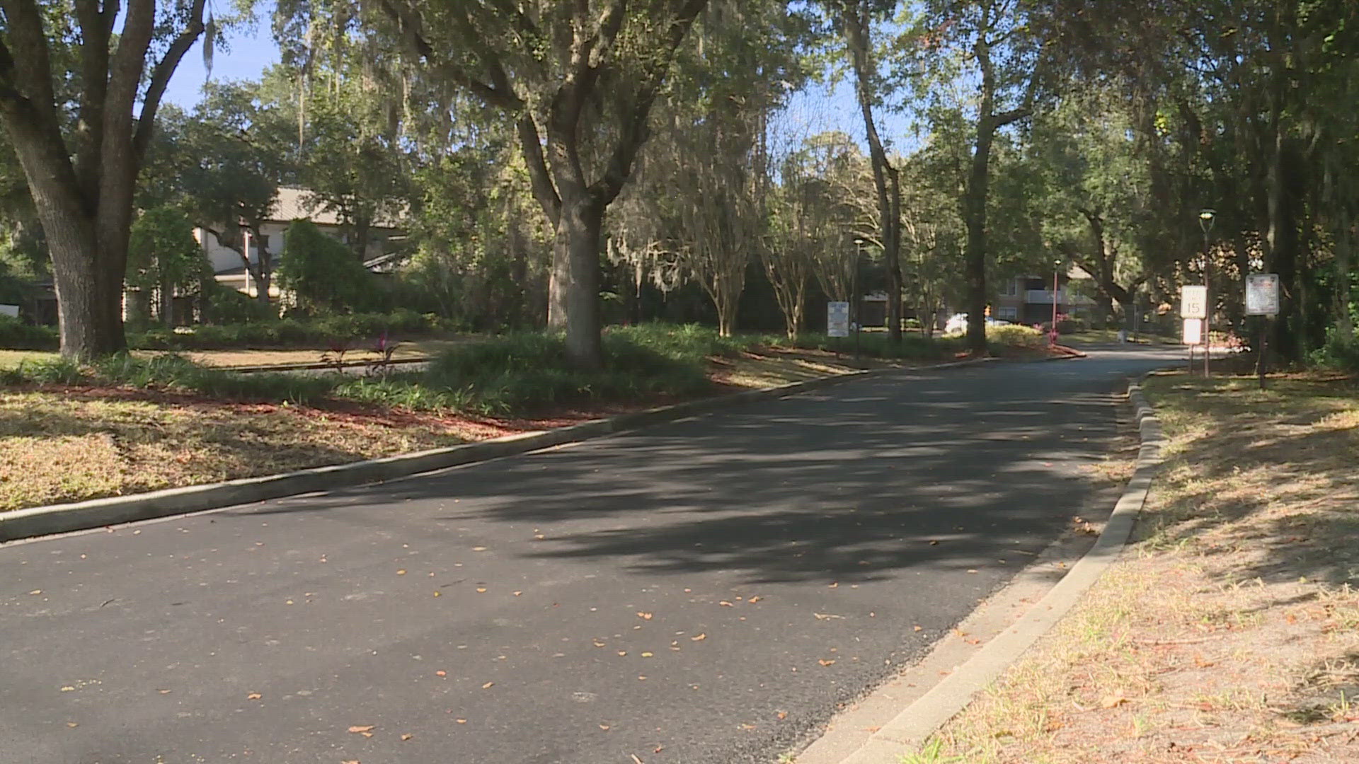 The victim was taken to the hospital after a shooting at an apartment complex on Sunbeam Road.