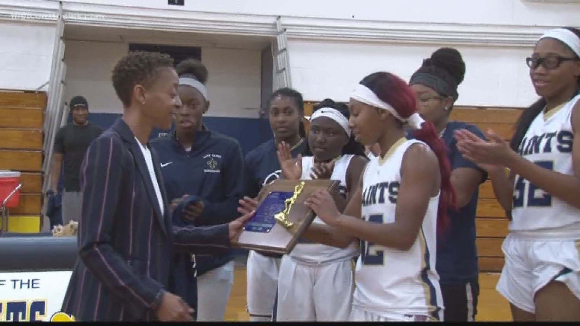 Sandalwood's lone senior led the Saints to their second Gateway Conference title earlier this month.