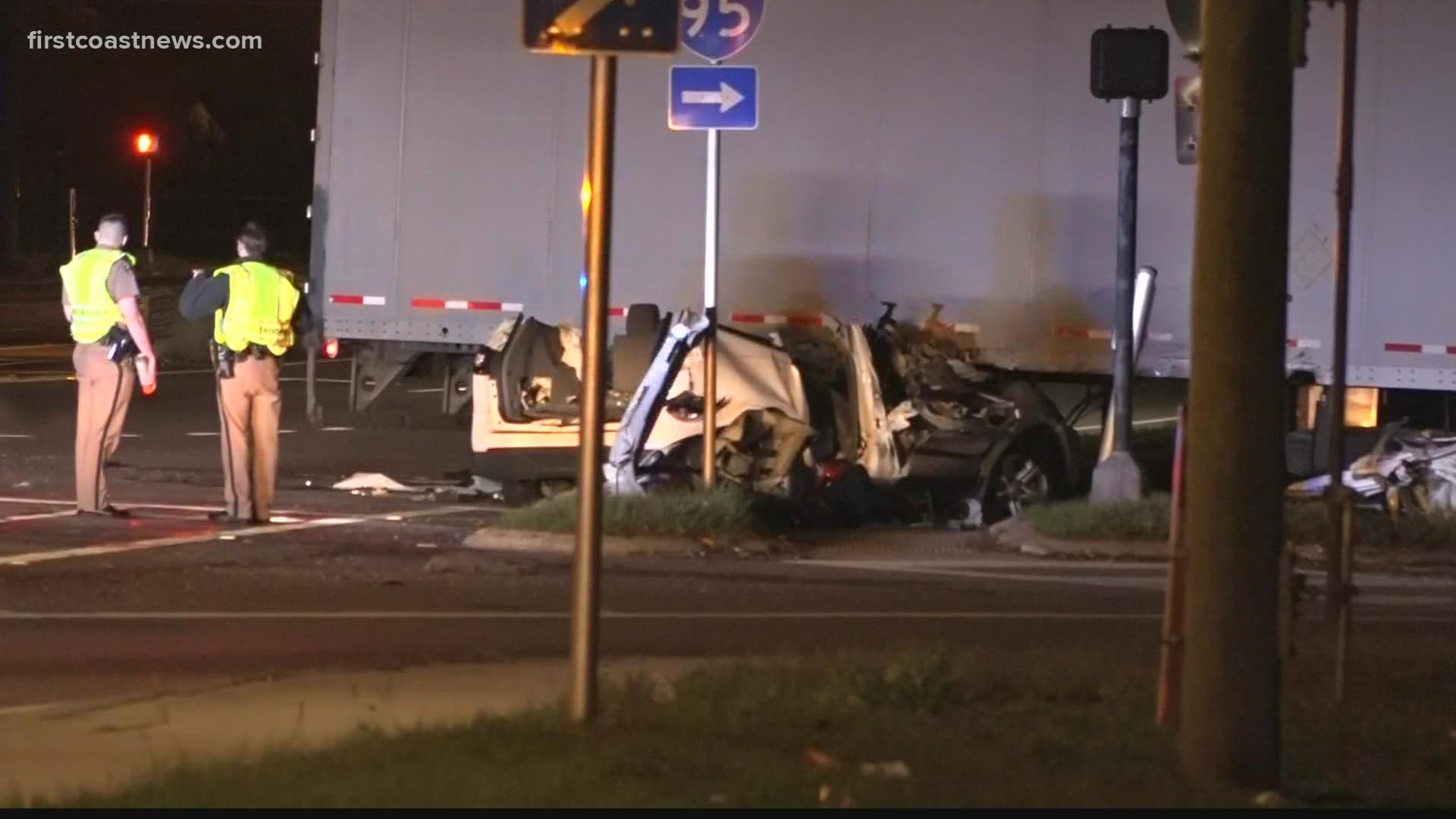 Two 17-year-old boys were badly hurt in the crash. A passenger is in critical condition, according to FHP.