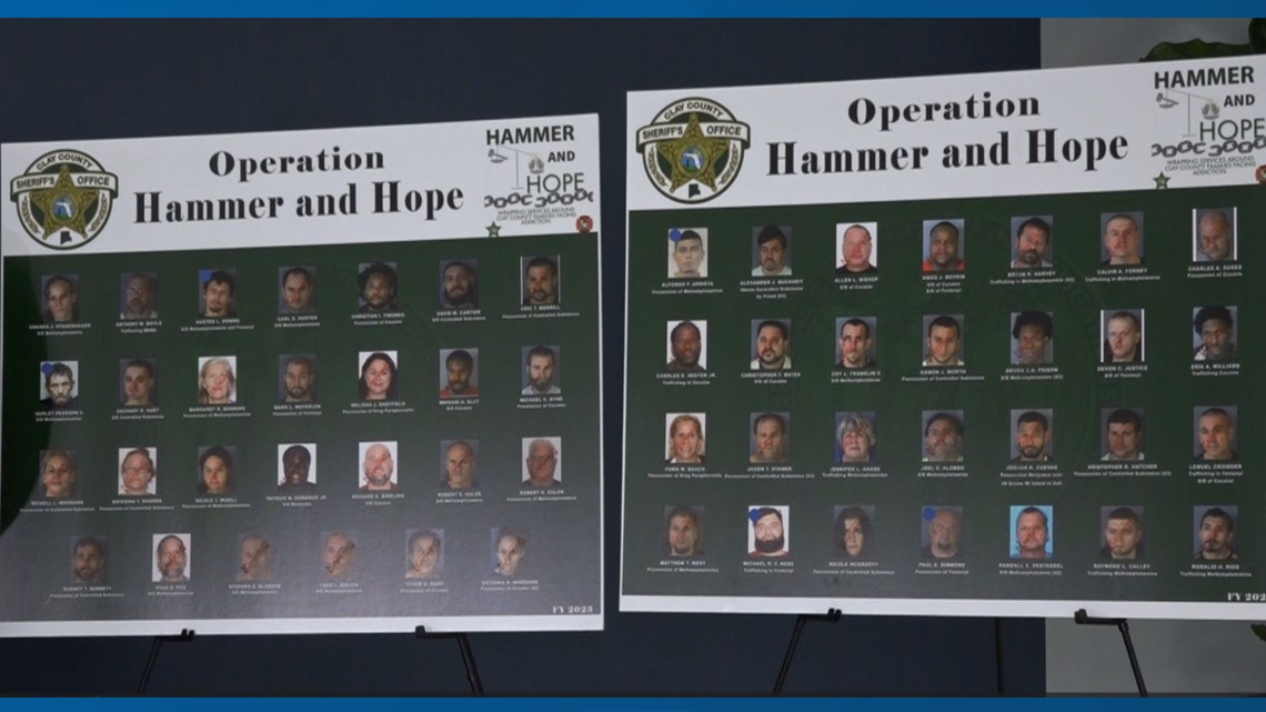 52 arrested on drug charges in Clay County