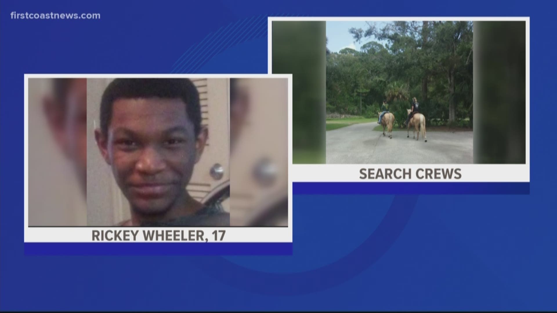 Rickey Wheeler, 17, was missing for five days before Flagler County deputies found him in a wooded area. He was taken to a hospital and is in stable condition.