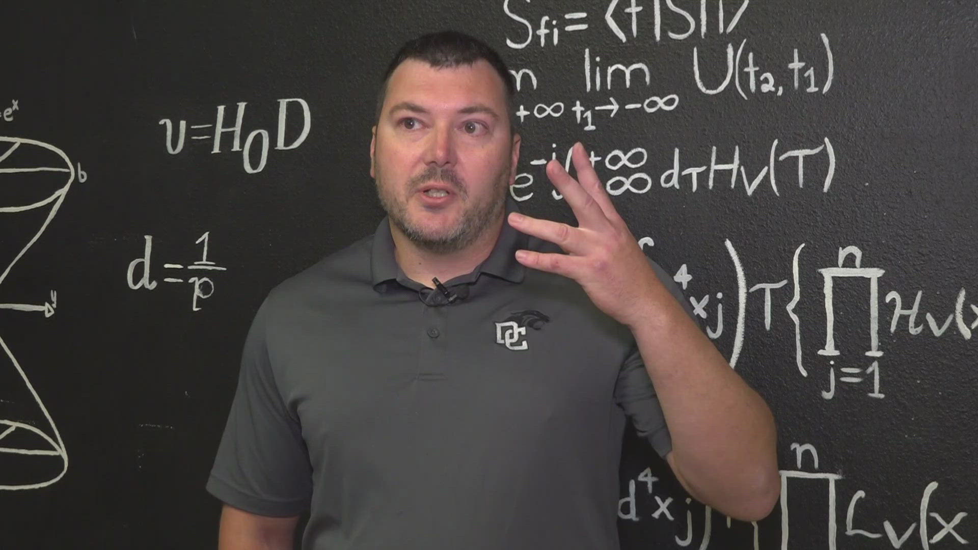 "He gets to know us on a personal level and I think it's pretty nice to have that connection with a teacher," one student told First Coast News about Mr. Thompson.