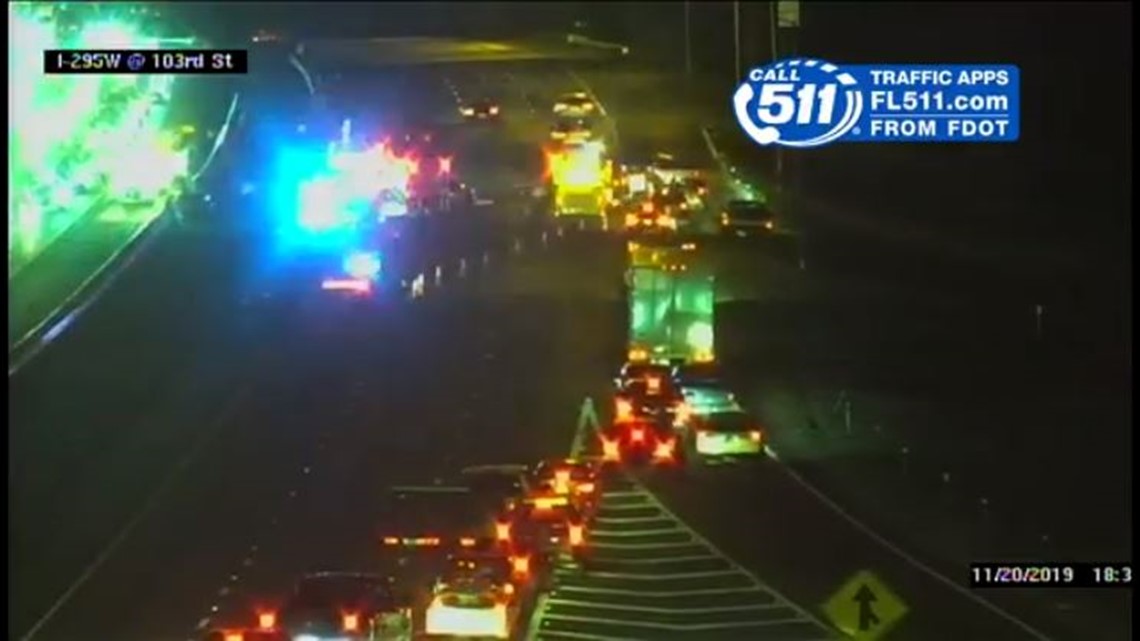 Woman killed in wreck involving motorcycle, car on I-295 NB near 103rd ...