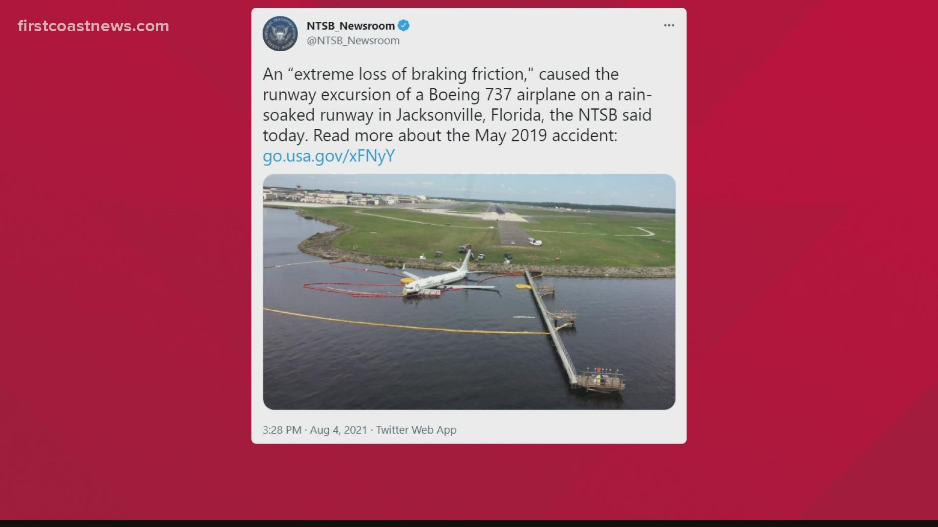 The final report has been released regarding the investigation into a Boeing 737 that took off from Cuba and attempted to land at Naval Air Station Jacksonville.