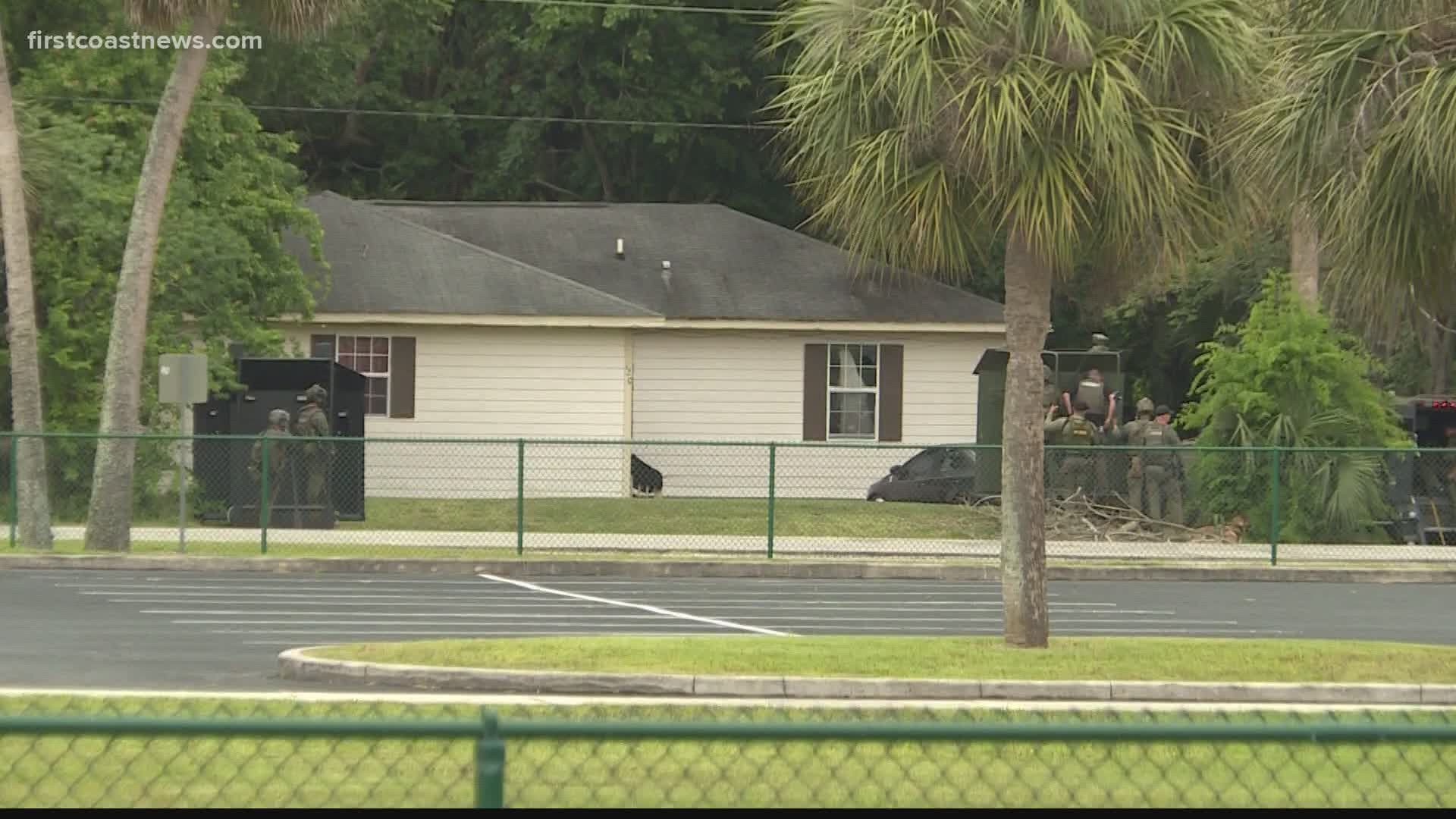 A SWAT standoff in St. Augustine ended after three and a half hours with a suspect in custody Sunday afternoon.