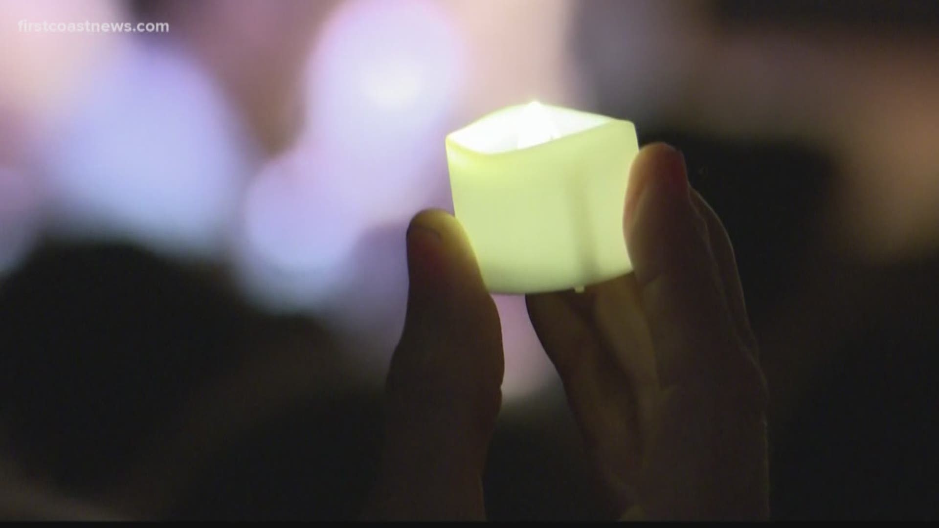 A synagogue held a vigil for those killed in the Pittsburgh synagogue shooting.