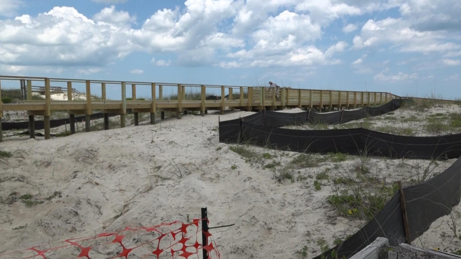 Ada Ramp Florida Long wheelchair ramp to the beach, more parking spaces coming to ...