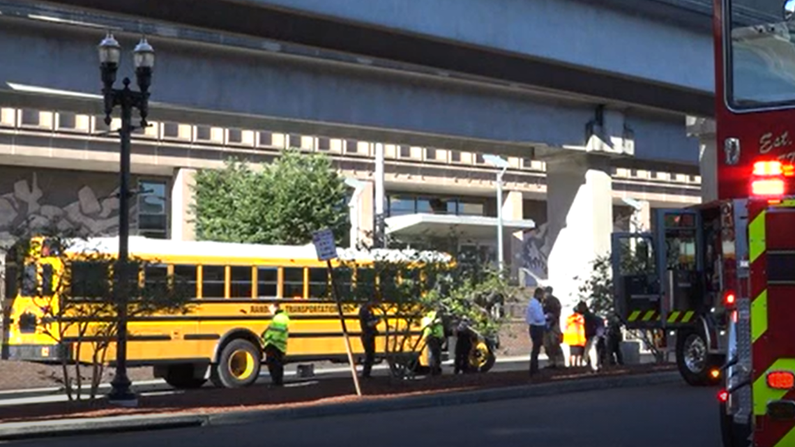 Multiple patients following school bus crash in Jacksonville