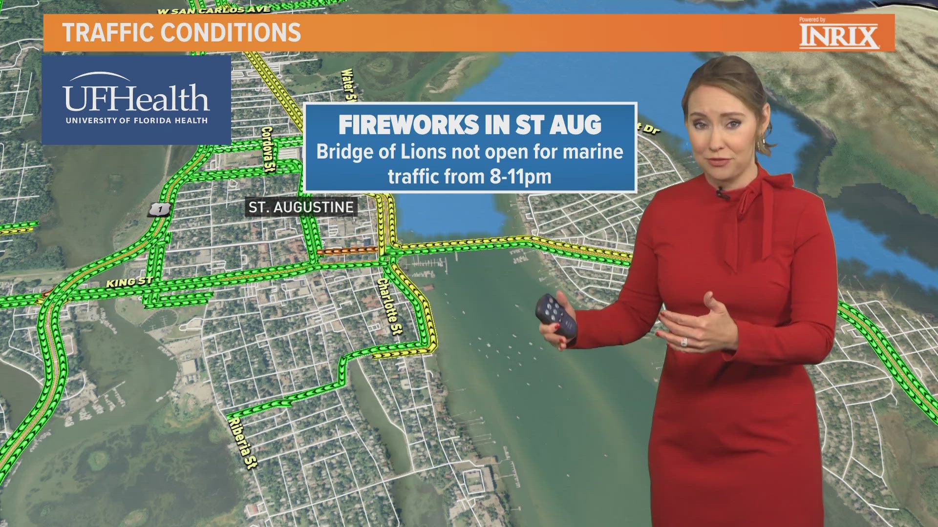 Parking in city-owned lots and on street spaces will be free during St. Augustine's 'Fireworks Over the Matanzas' Fourth of July celebration.