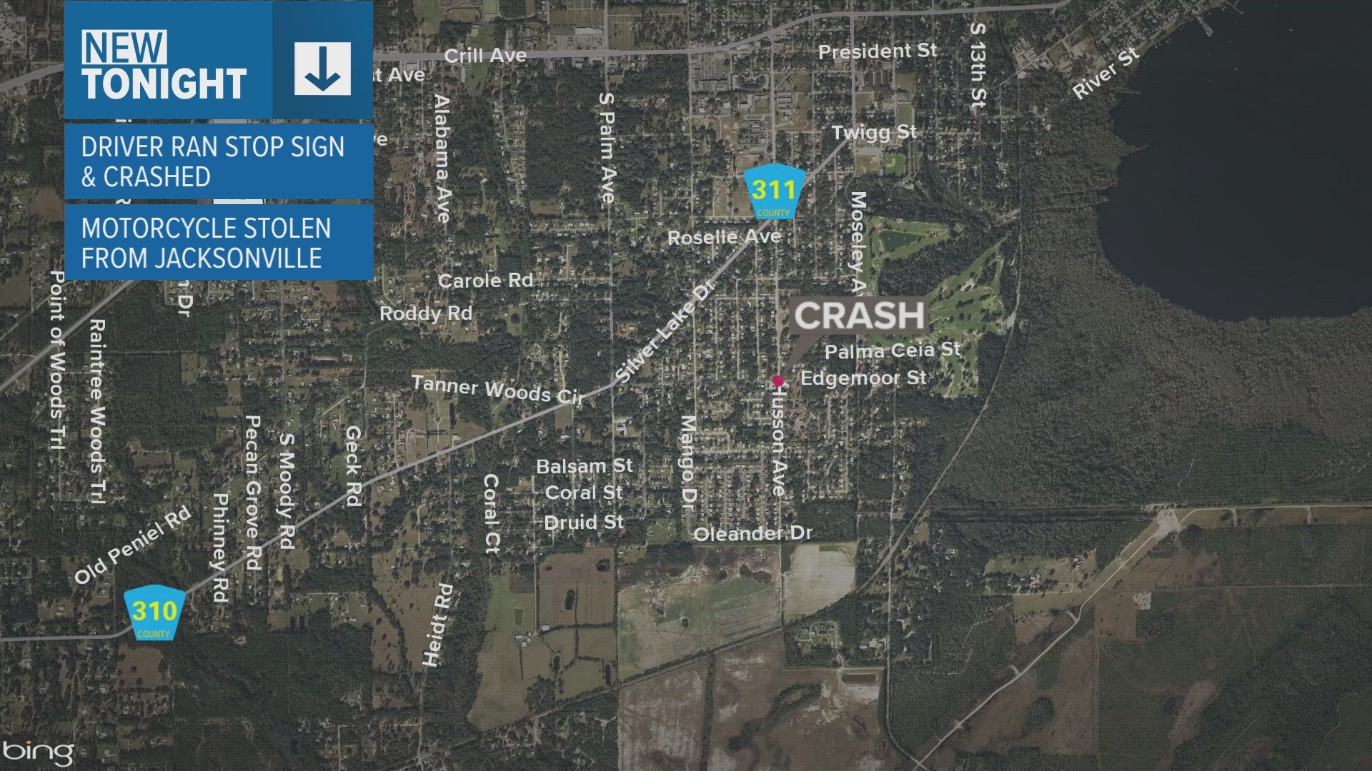 Jeremiah Riddle, 39, was hurt in the Palatka crash days after a Duval County judge forfeited his bond for grand theft charges after he didn't show up in court.