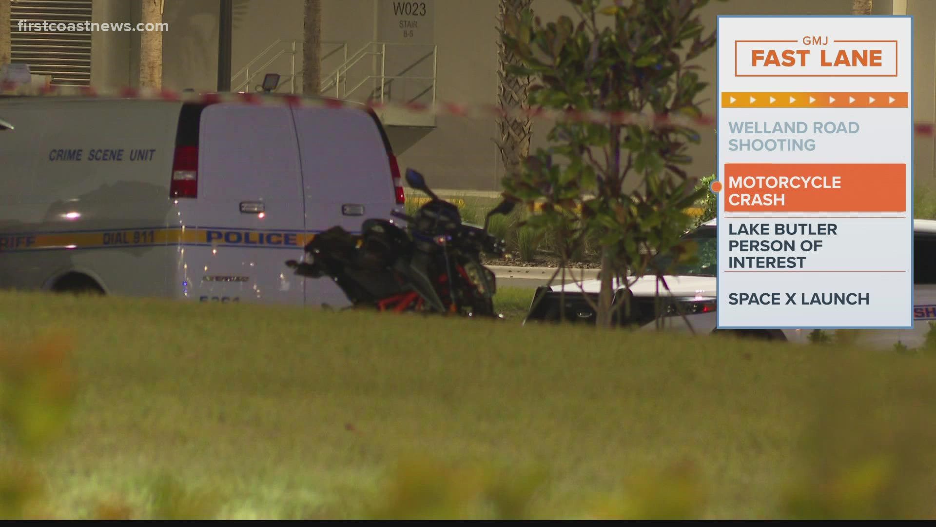 JSO says a group of motorcyclists was doing stunts in a warehouse parking lot when two of the motorcyclists collided, killing them both.