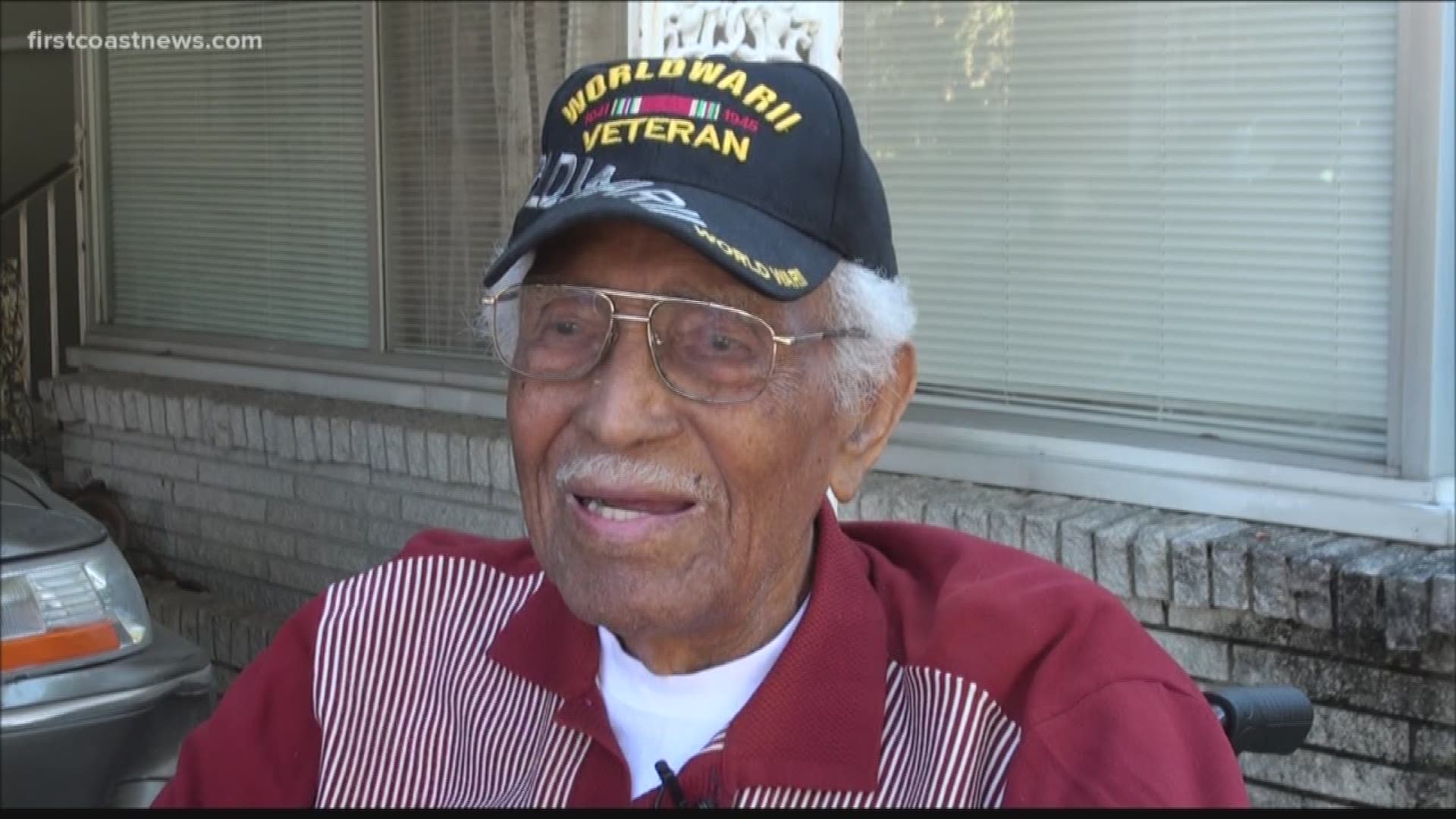 Meet Mr. C. C. Stephens, a 107-year-old veteran in Waycross, Ga.