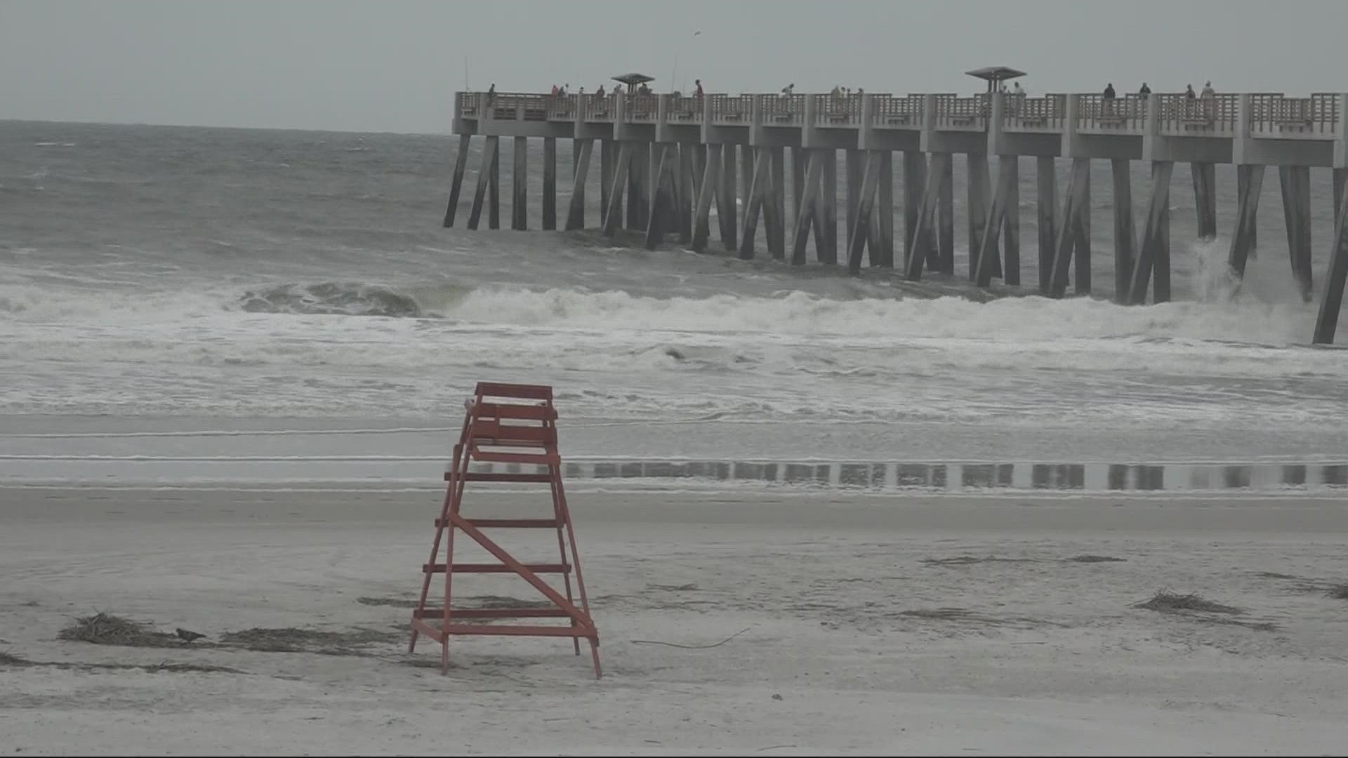 Hurricane Fiona is creating big waves and rip currents along our First Coast.
