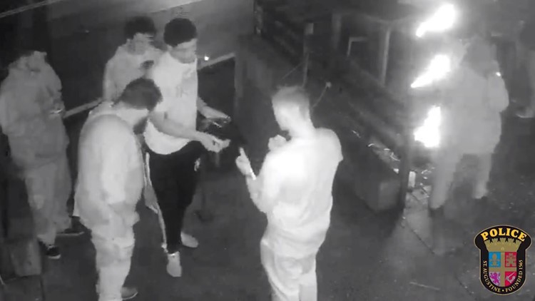 Video Surveillance Released Of Suspects After Shooting At St Augustine Bar Firstcoastnews Com