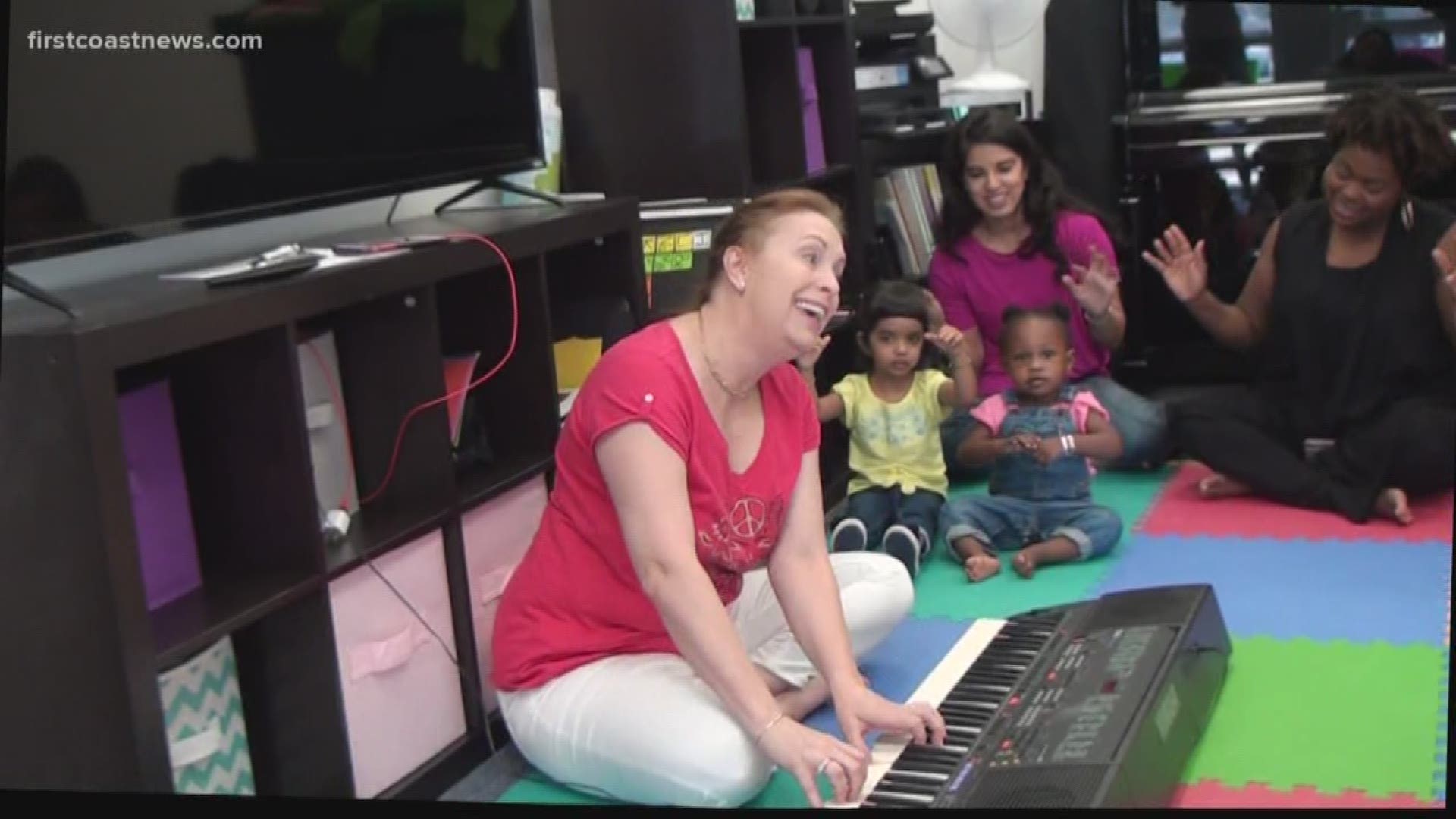 Jacksonville music teacher gives young children a head start in school, using songs to teach a wide range of subjects.