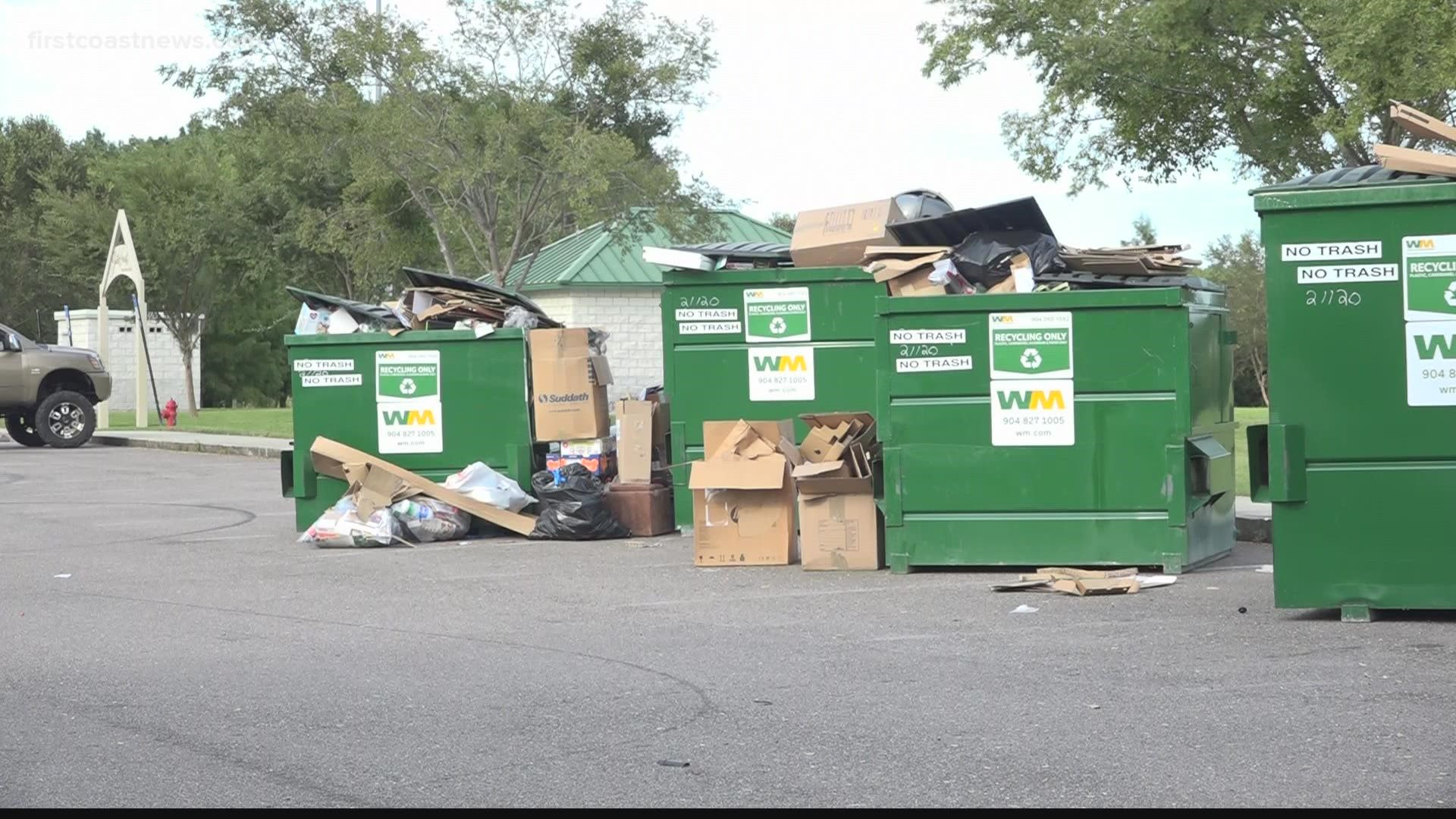 The city says home recycling collection is being suspended so it can focus on yard waste collection instead.