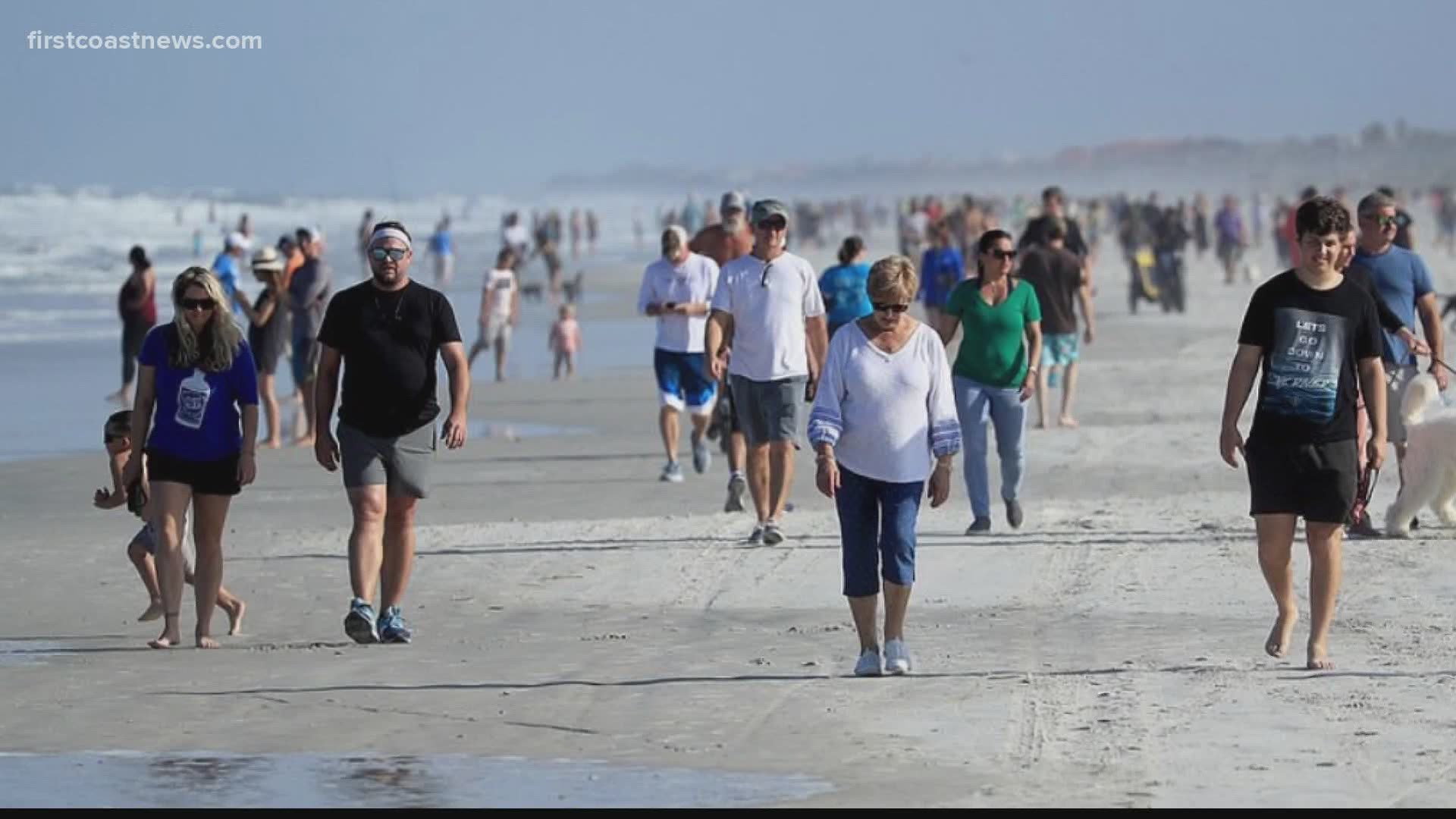 Are the photos, videos circulating of Duval County beaches real?